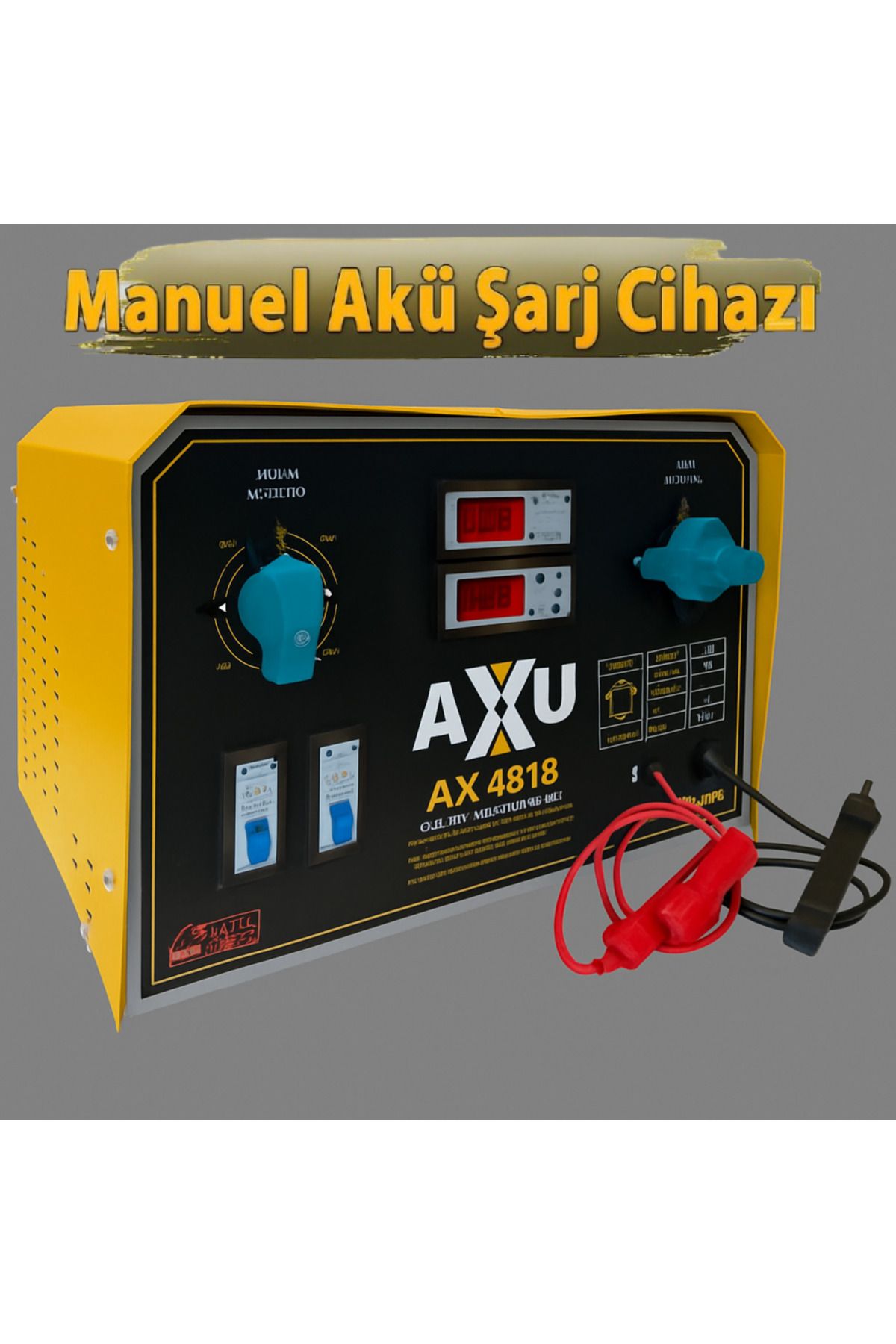Axu 48V 15A Manuel Akü Şarj Cihazı Redresörü