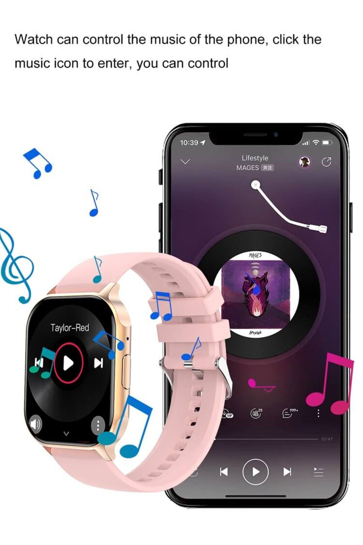 ideal STORE-Smartwach XiaWatch idealSTORE, ecran AMOLED, Efectuare Apel Bluetooth HD, NFC, Asistent Vocal, Monit 3