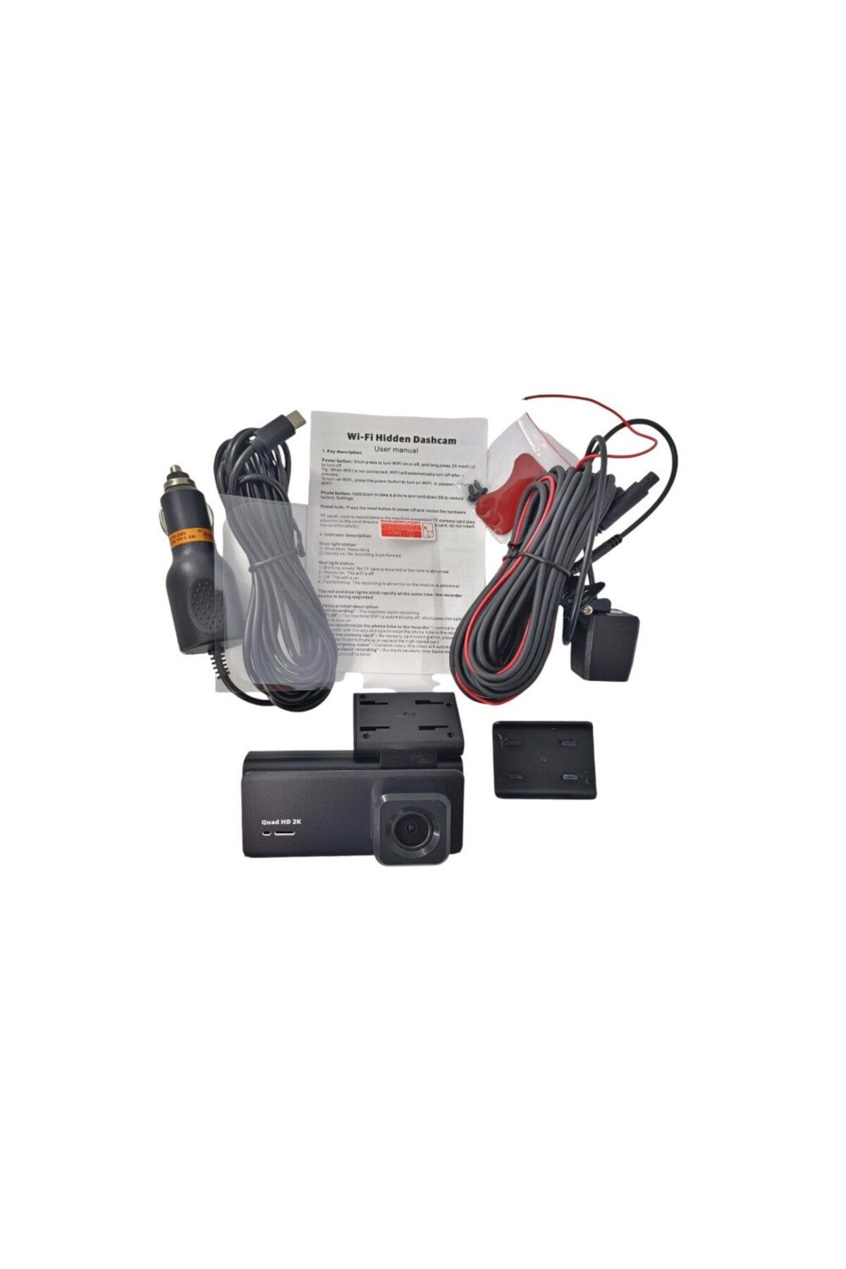 ideal STORE-idealStore DVR System, 2 Cameras: Front and Rear, 2K Front Video Recording, 3 Inch Touchscreen Screen 4