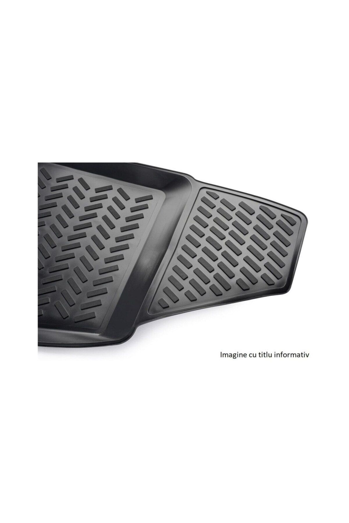 ideal STORE-idealSTORE Rubber Floor Mats compatible with Opel Combo E, for Front 2019->, with Wide Border 3