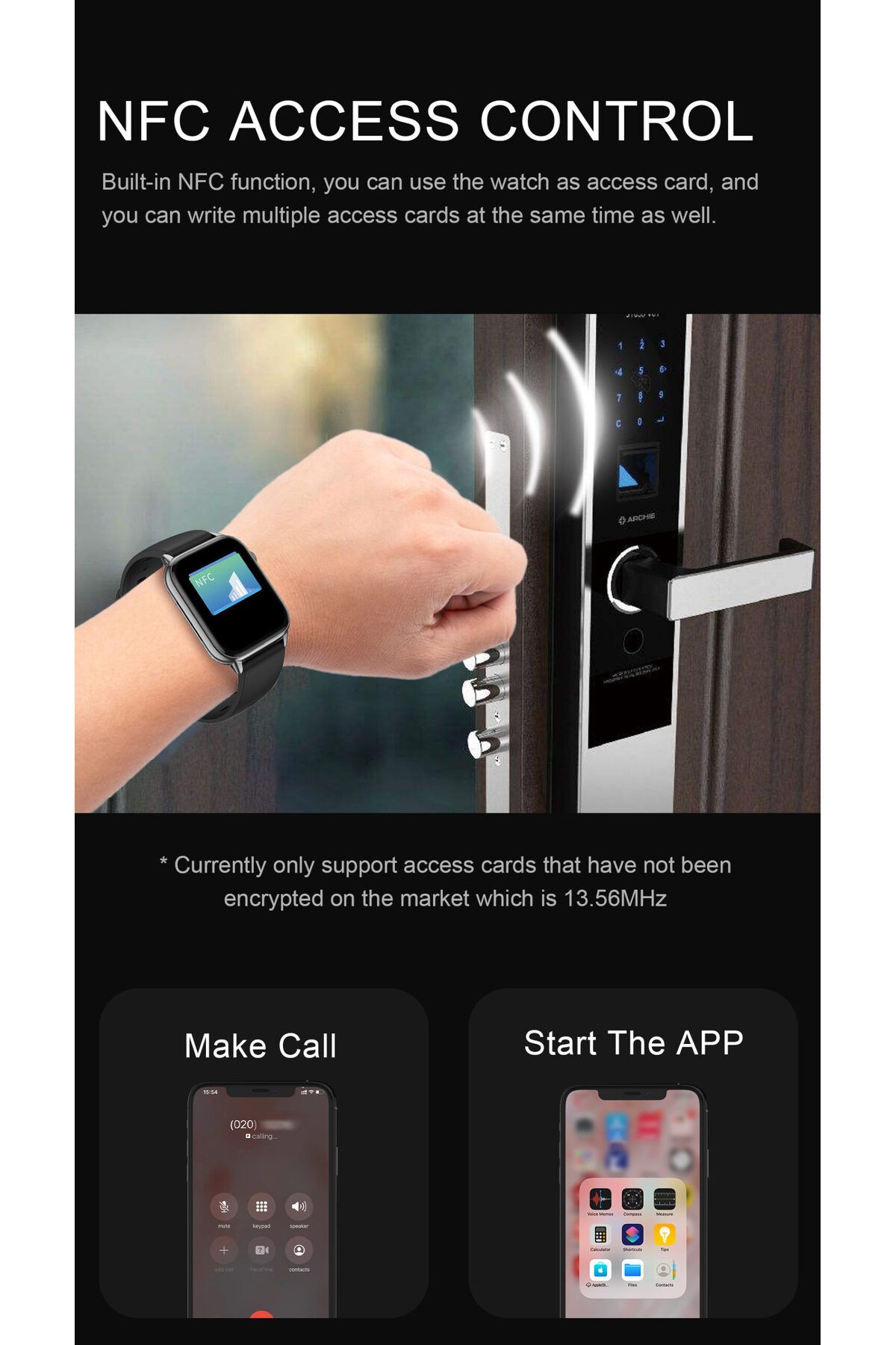 ideal STORE-Smartwatch Star Collection IdealStore, 1.85 inch Touch Screen, NFC, Call and Message Receiving 9