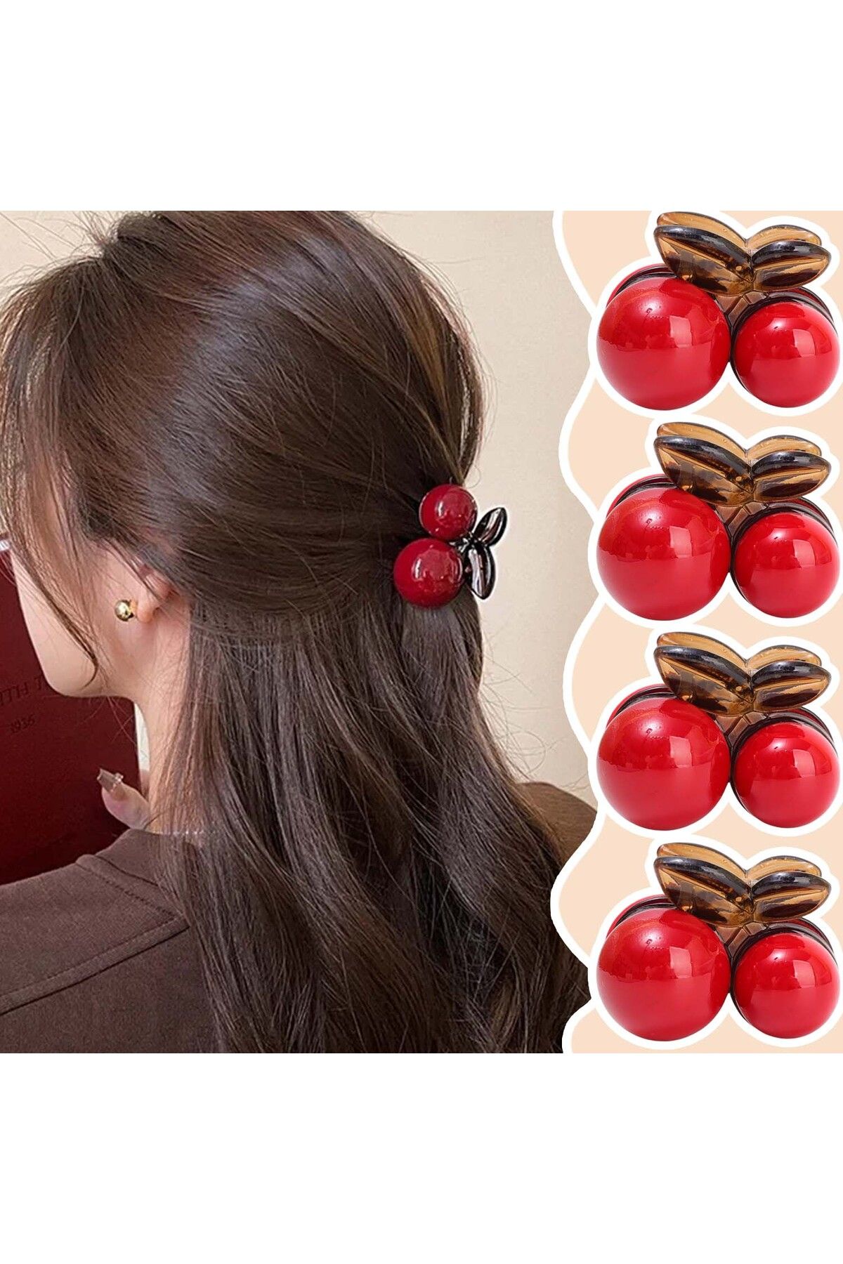 GÜLPEŞE Kiraz Mandal Toka Bordo-XP855
