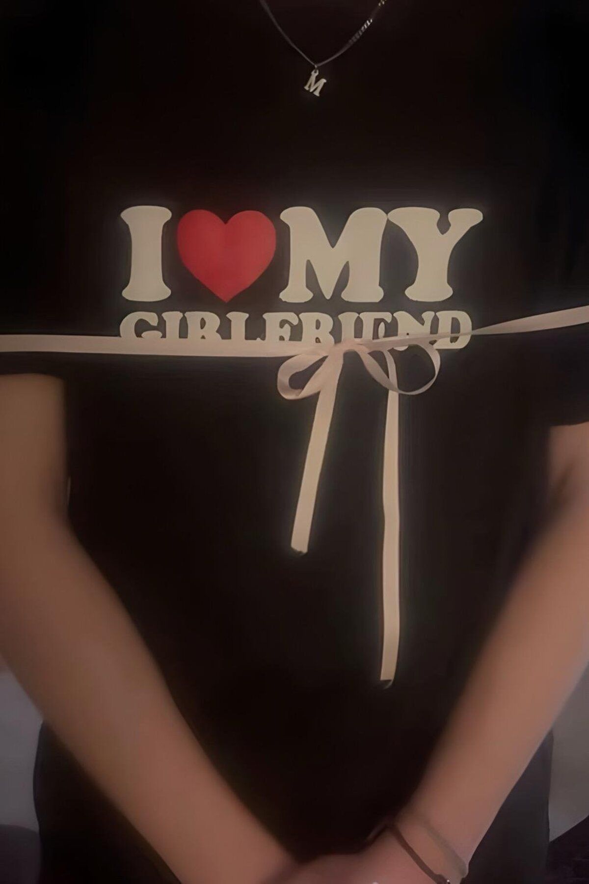 Carpe Black My Gırlfrıend Oversize T-shirt