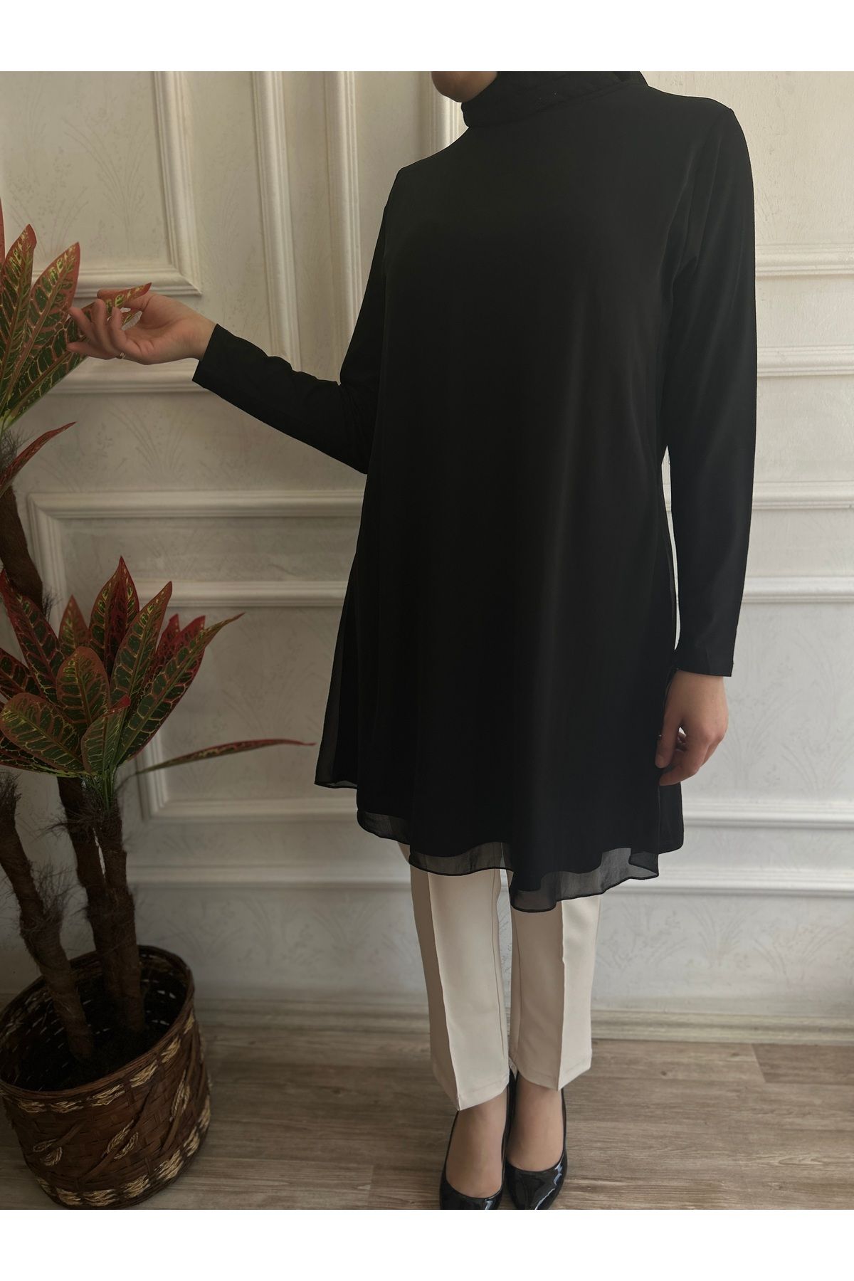 Butik Hülya Önü Şifon Tunik