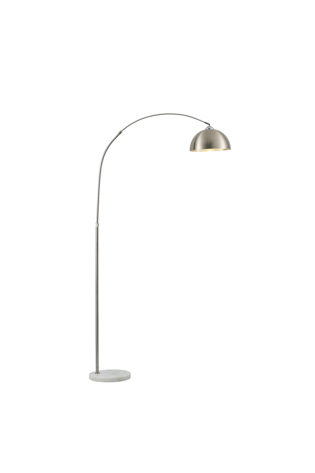 Modrica Nickel Plated Govt Neck Floor Lamp