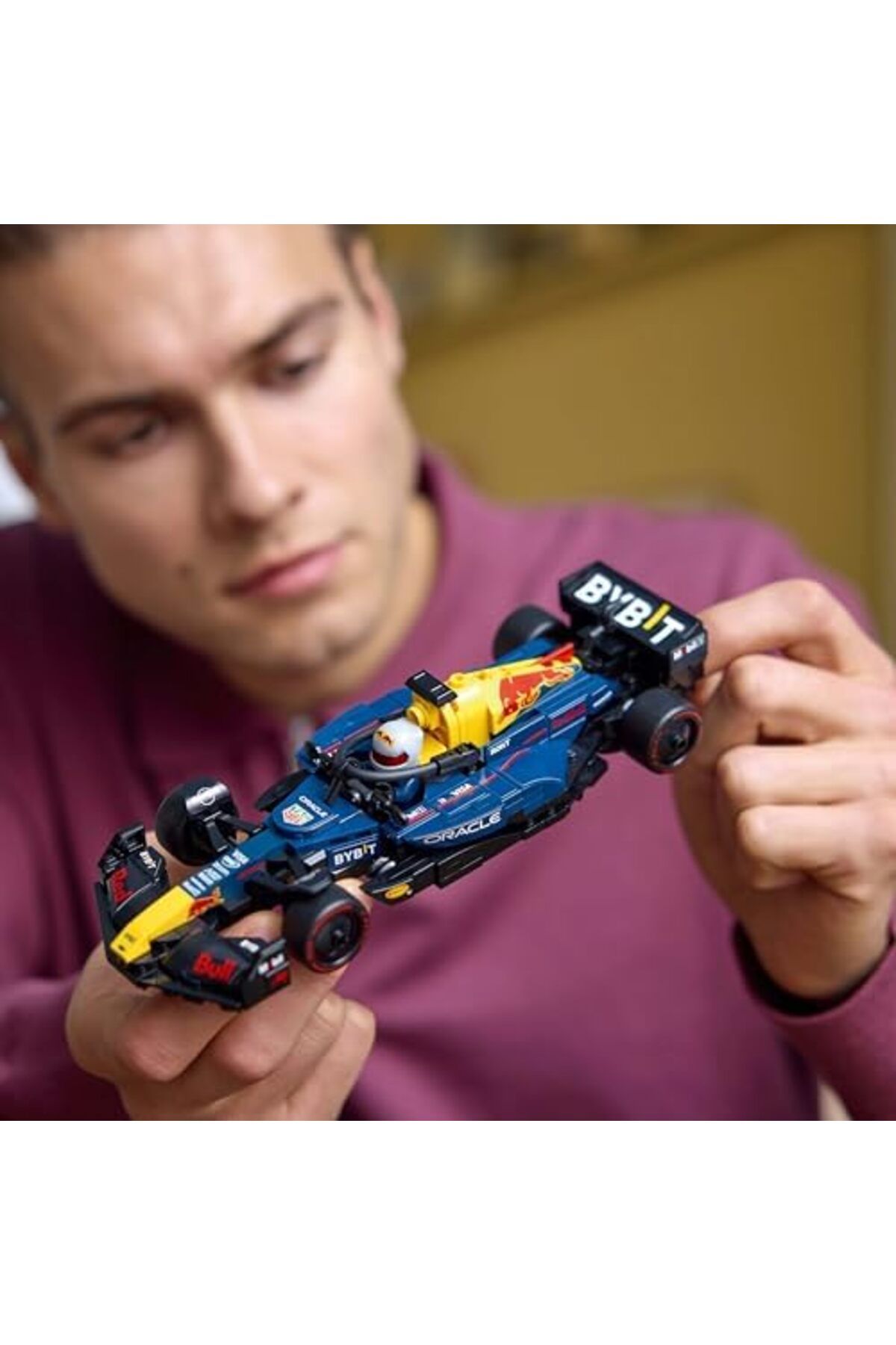 LEGO-LEGO Speed Champions Oracle Red Bull Racing RB20 F1 Race Car Model with a Collectible Formula 1 Driv 8