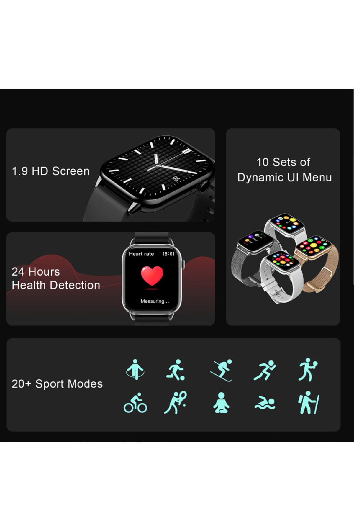 ideal STORE-Smartwatch Star Collection IdealStore, 1.85 inch Touch Screen, NFC, Call and Message Receiving 4