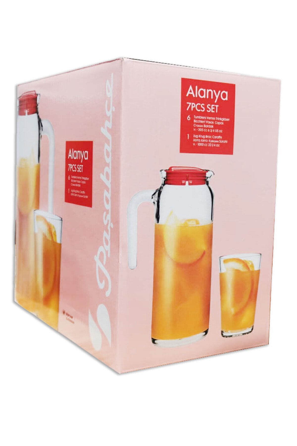 merahome Alanya Paşabahçe 96396 7 Parça Set