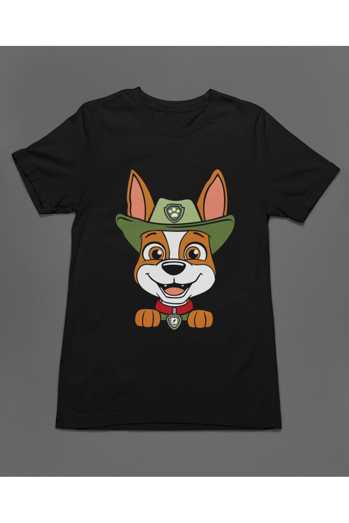 Bumeta Orman Kaşifi Tracker Paw Patrol Unisex Tişört T-Shirt