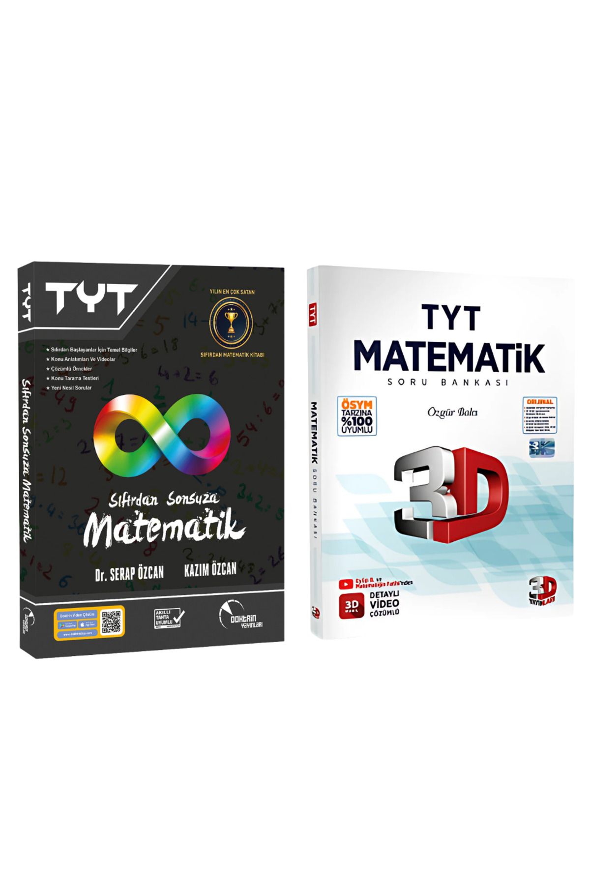 Doktrin Yayınları TYT Matematik Seti ( Sıfırdan Sonsuza TYT Matematik Soru Bankası + 3D TYT Matematik Soru Bankası)