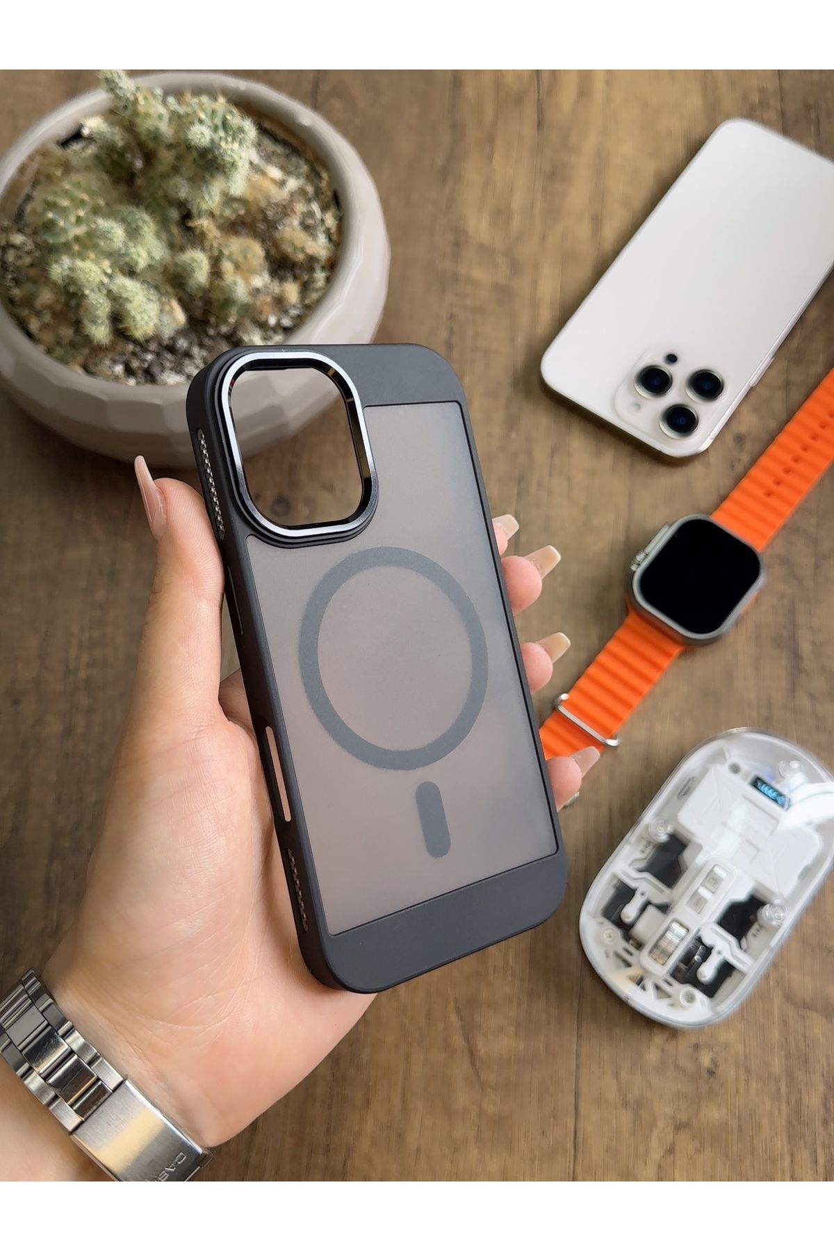 MTL iPhone 16 MagSafe Uyumlu Silikon Kılıf Soocase635
