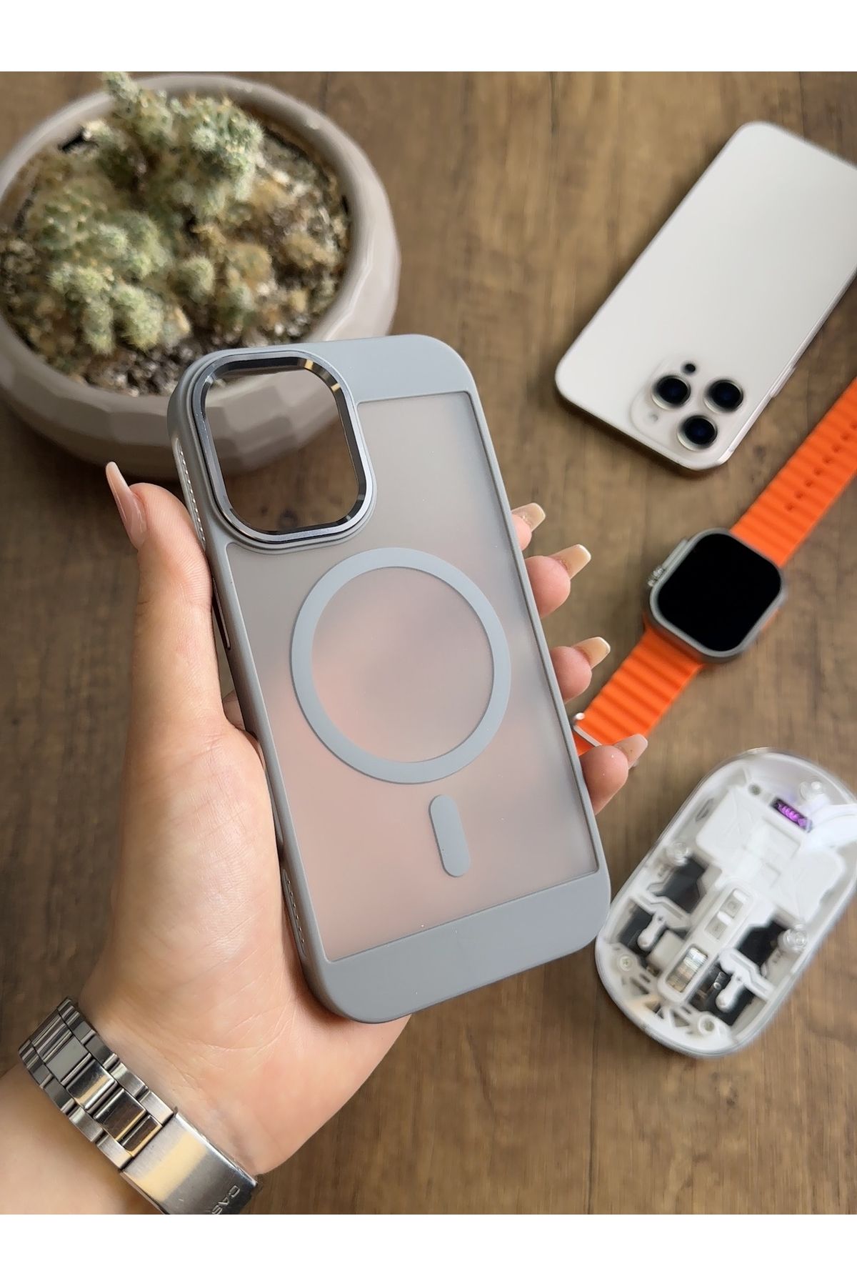 MTL iPhone 16 MagSafe Uyumlu Silikon Kılıf Soocase635