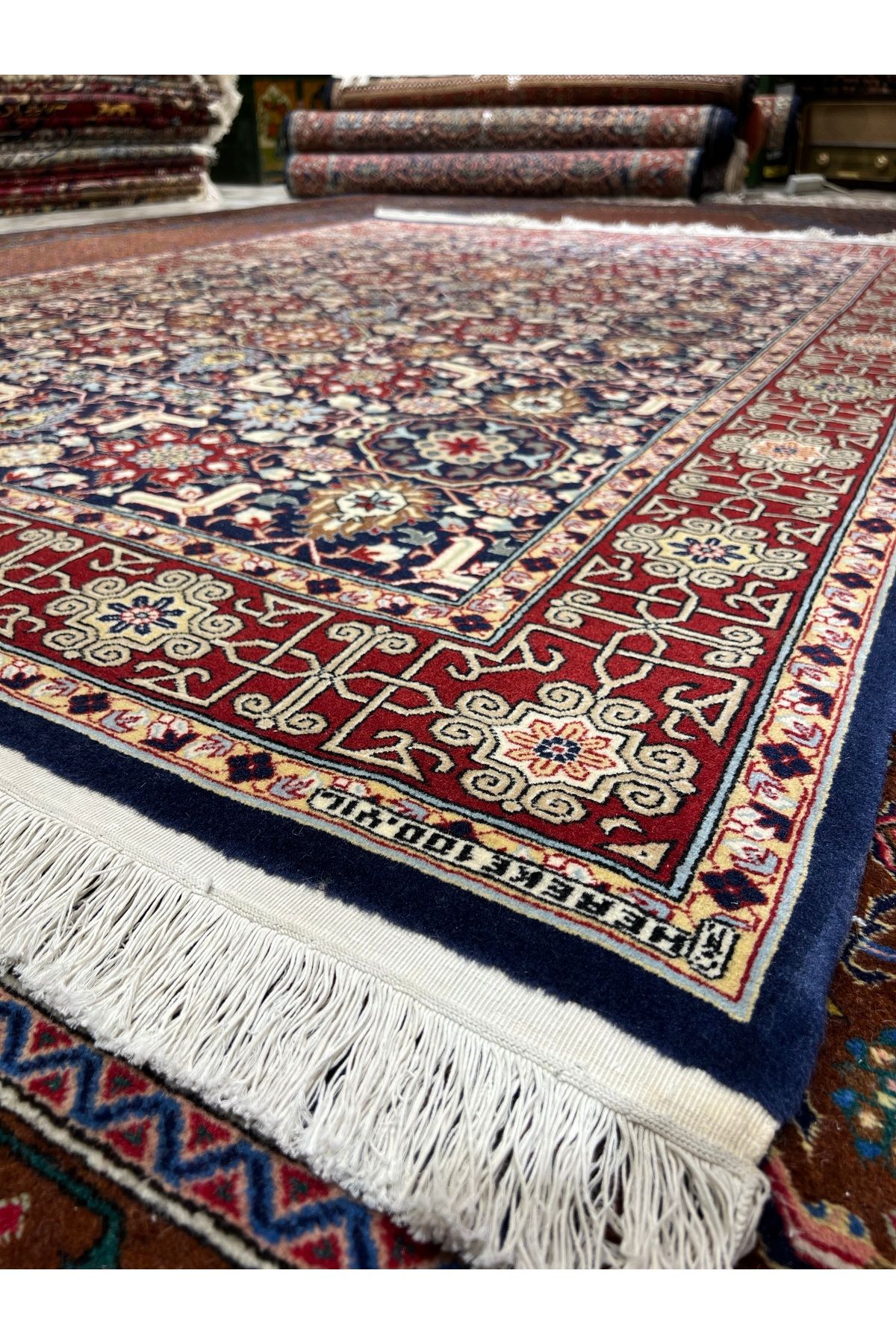 RD RAMAZAN DAĞ EL HALI SANATI El Dokuma Hereke Halısı 100.Yıl Serisi Sümerbank Dokuma Ebat 220x150