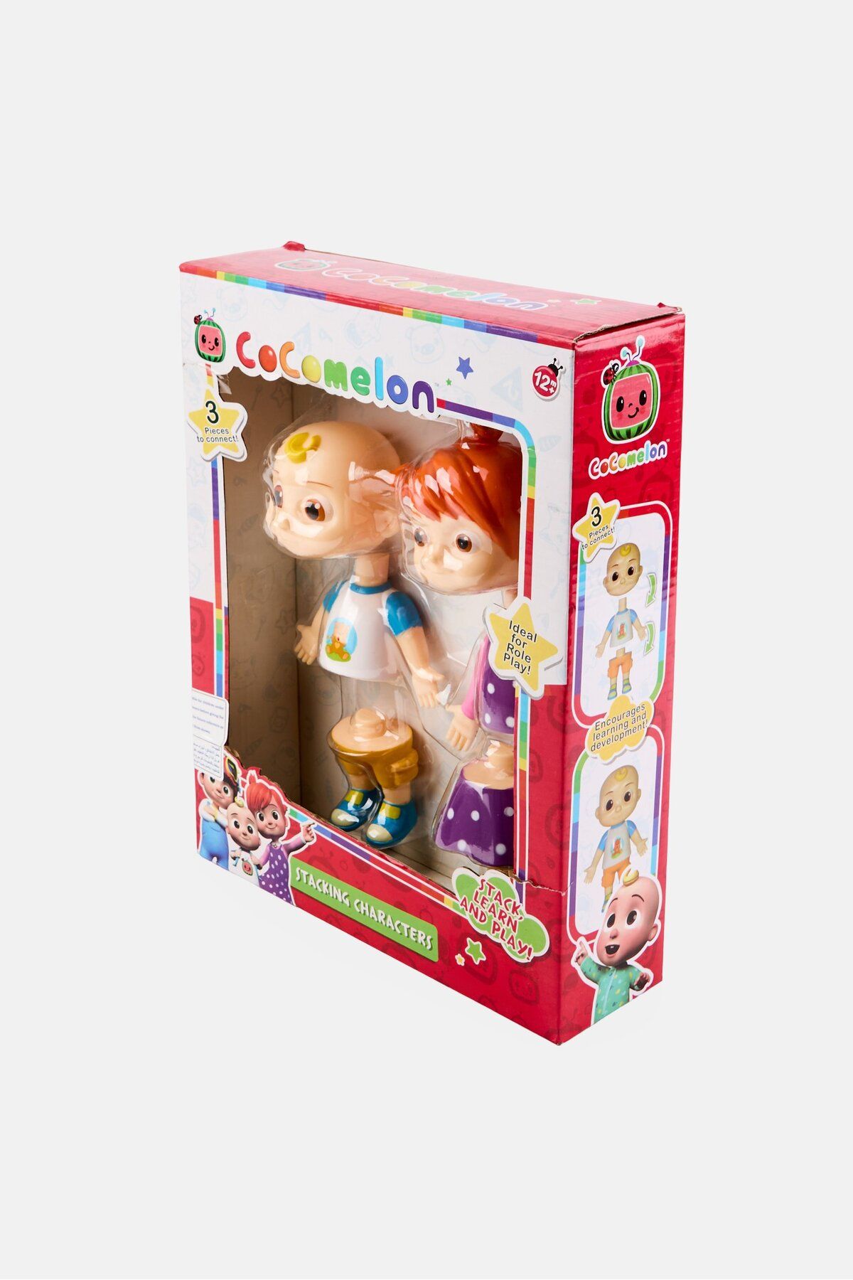 Cocomelon-3 Pieces To Connect Stacking Character Toy 5