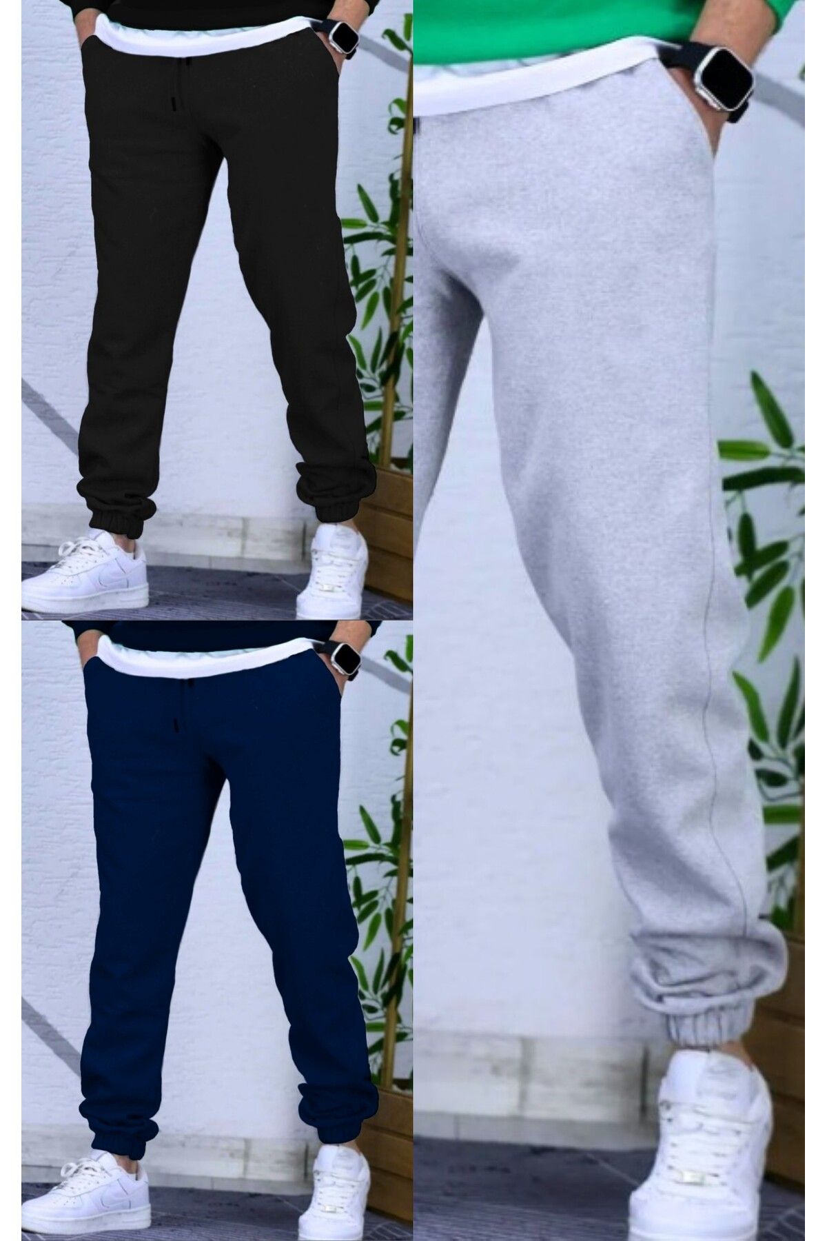 FUNSTYLE Kadın 3'lü Lastik Paça Eşofman