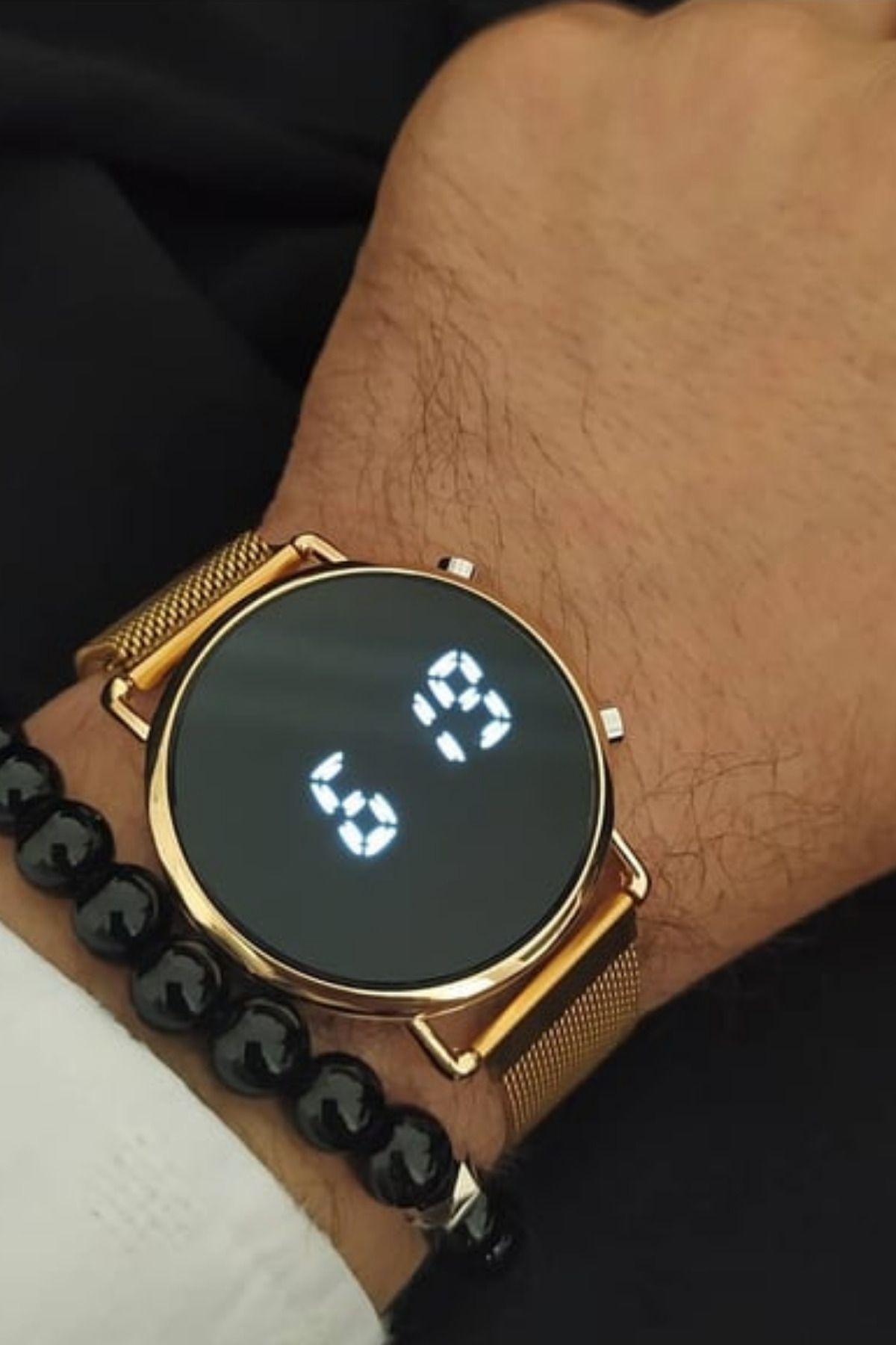 polo55.sport.1855 Erkek Gold Çelik Analog Klasik Kol Saati