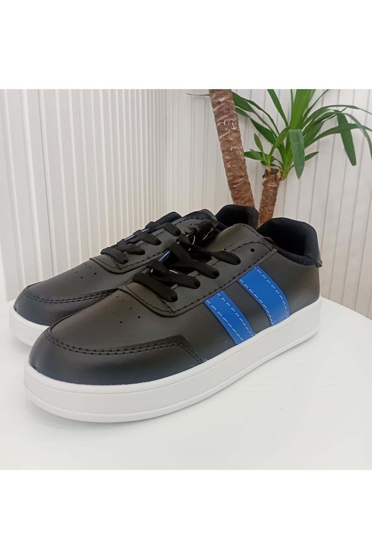 Klay Shoes İki Bantlı Unisex Günlük Hafif Taban Sneaker Spor Ayakkabı