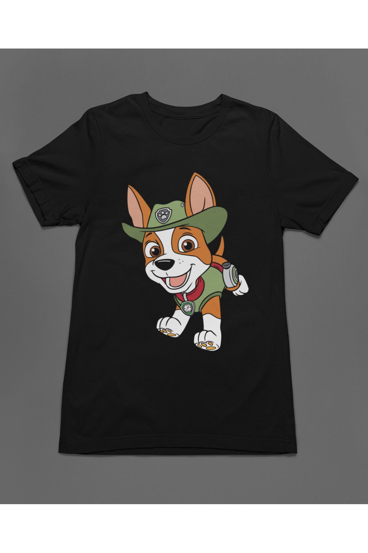 Bumeta Cesur İzci Tracker Paw Patrol Unisex Tişört T-Shirt
