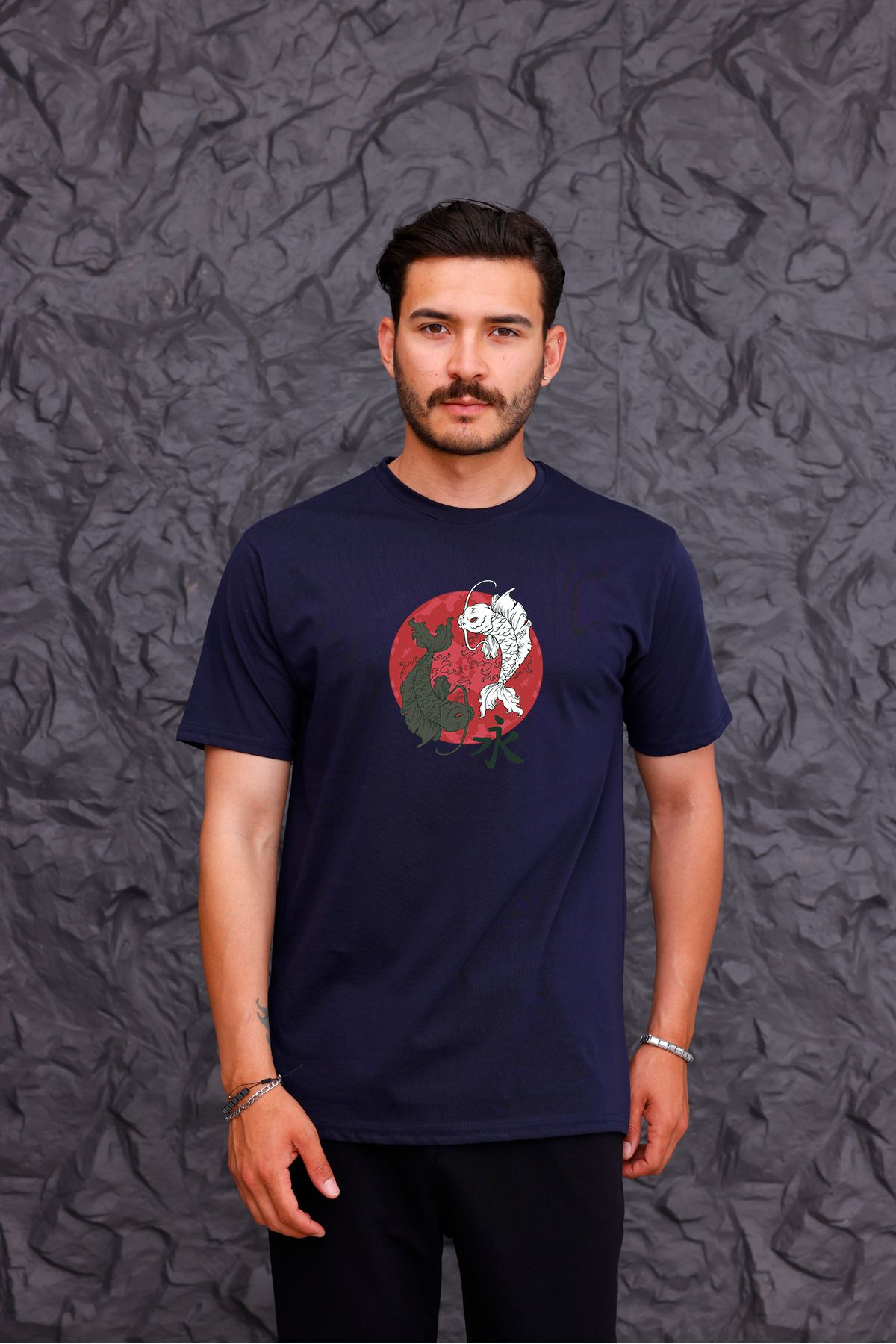 Butik VESTIS CL. 'Ethernity' Baskılı Basic T-shirt