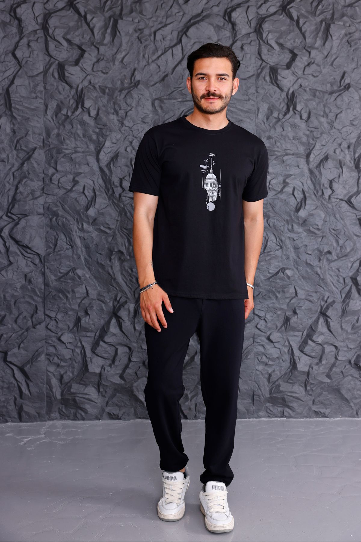 Butik VESTIS CL. 'St.Paul' Baskılı Basic T-shirt