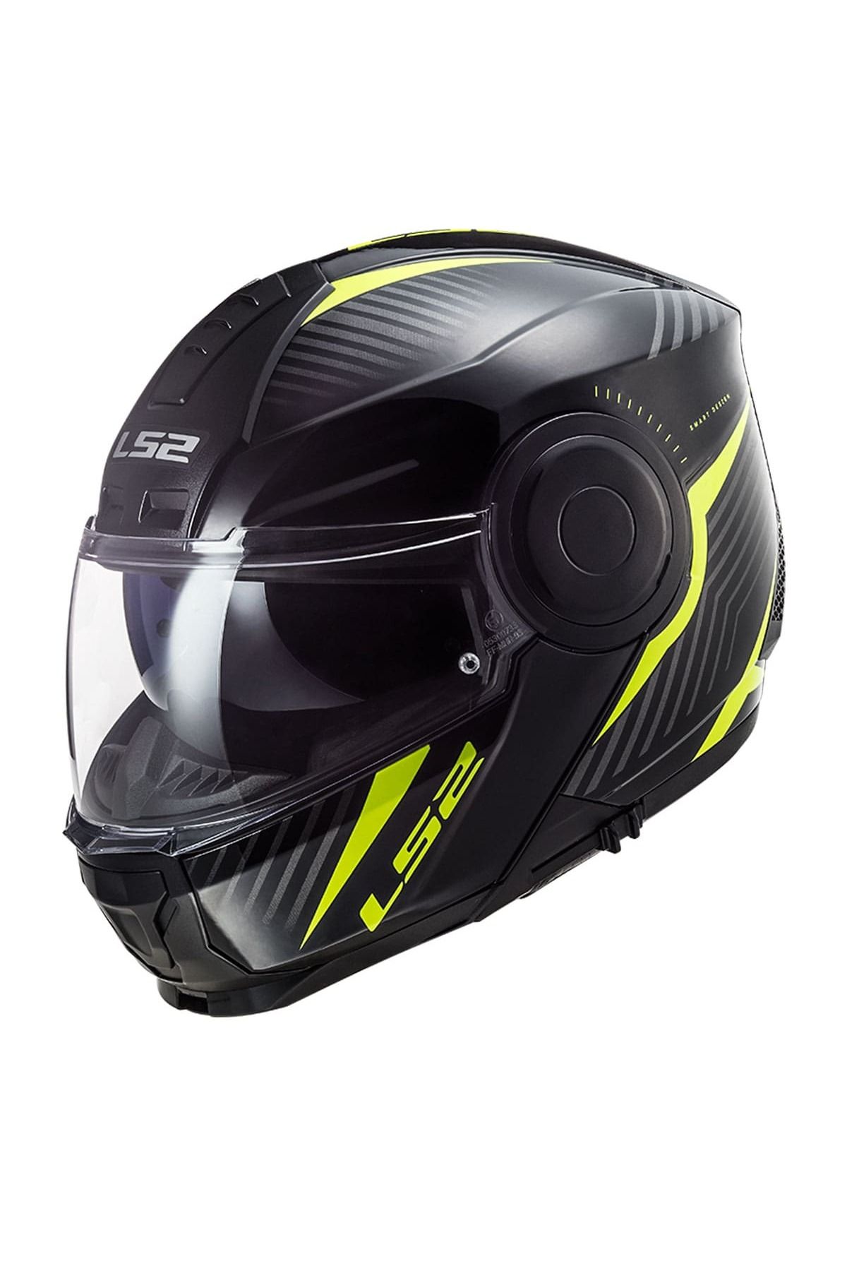 LS2 SCOPE SKID SİYAH-NEON SARI KASK