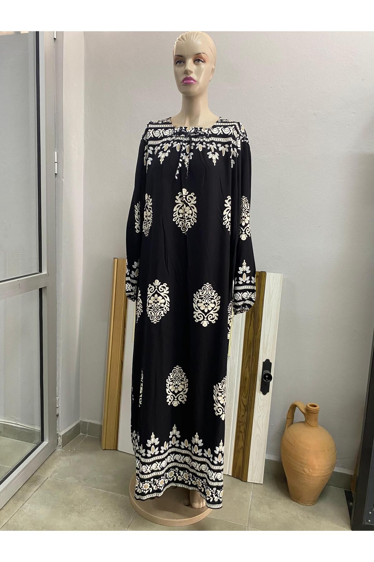 Zülal İthal Kumaş, Kare Yaka, Lastik Kol, (64*2=128 cm. Göğüs/ Boy 144 ölçü YOK.