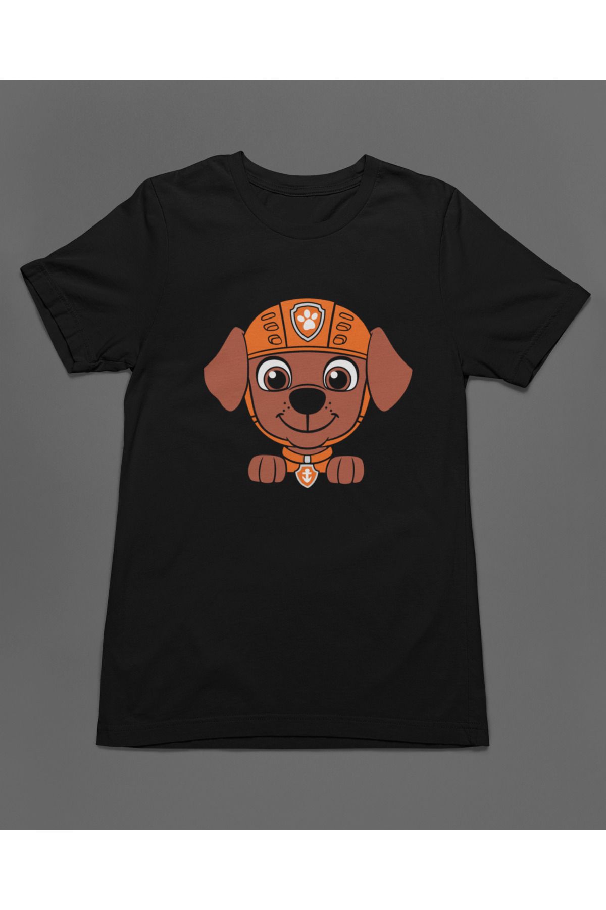 Bumeta Turuncu Takım Lideri Zuma Paw Patrol Unisex Tişört T-Shirt