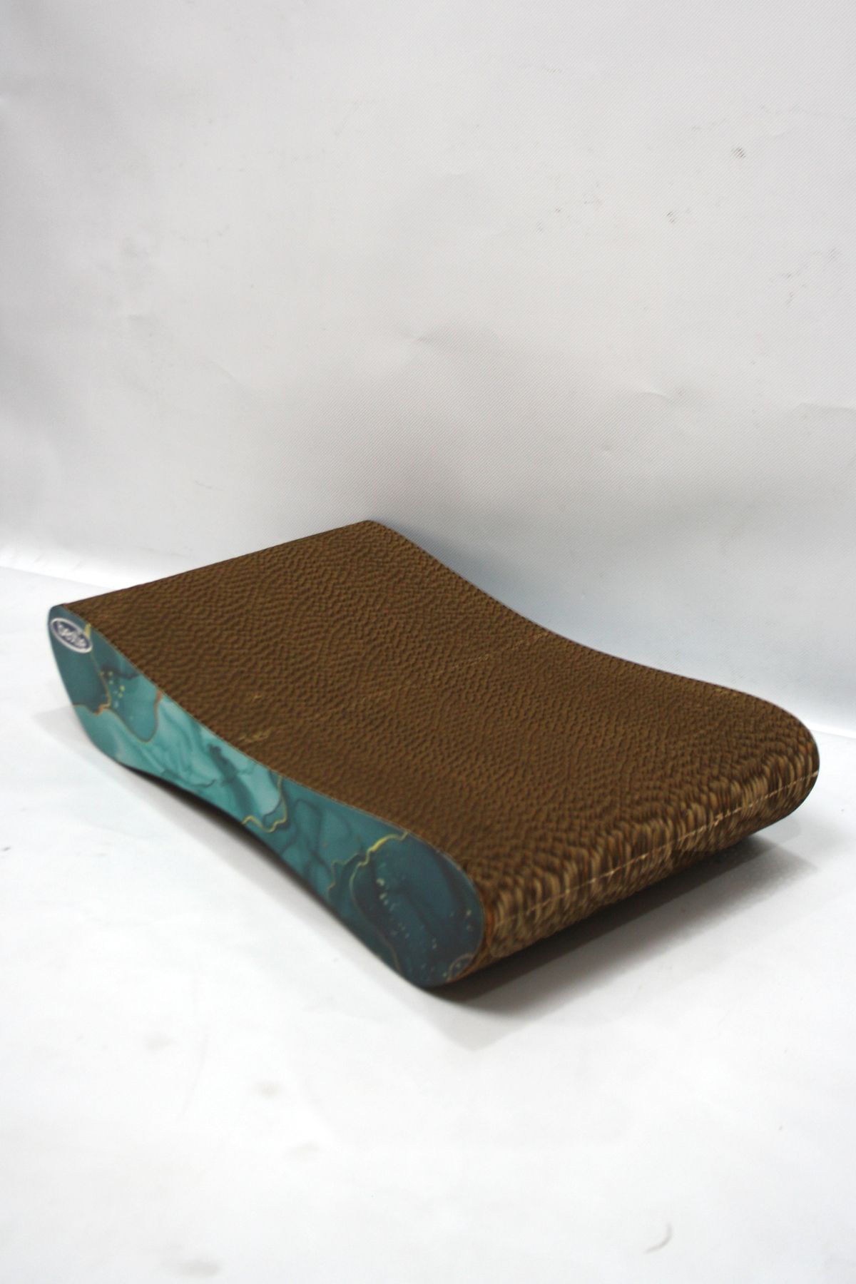 Bestie-2-Piece - Cat Scratching Sofa Cardboard Cat Scratching Horizontal Scratching- Large & Small- 3D Emerald Pattern 7