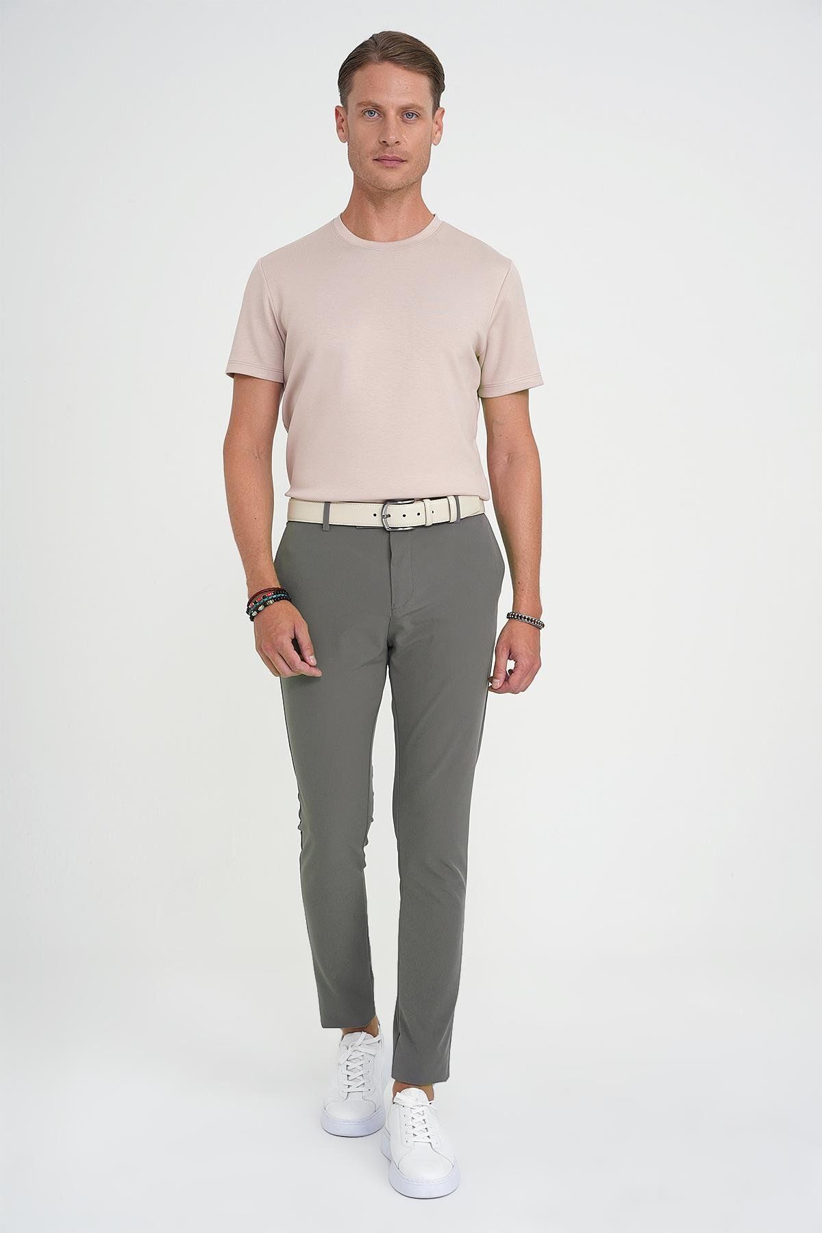 Efor P 1197 PANTOLON SLİM FİT HAKI CASUAL