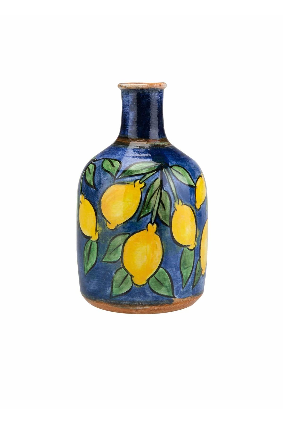 Feeling Good Inside Amalfi Coast Collection Handmade Kobalt Limon Mini Vazo