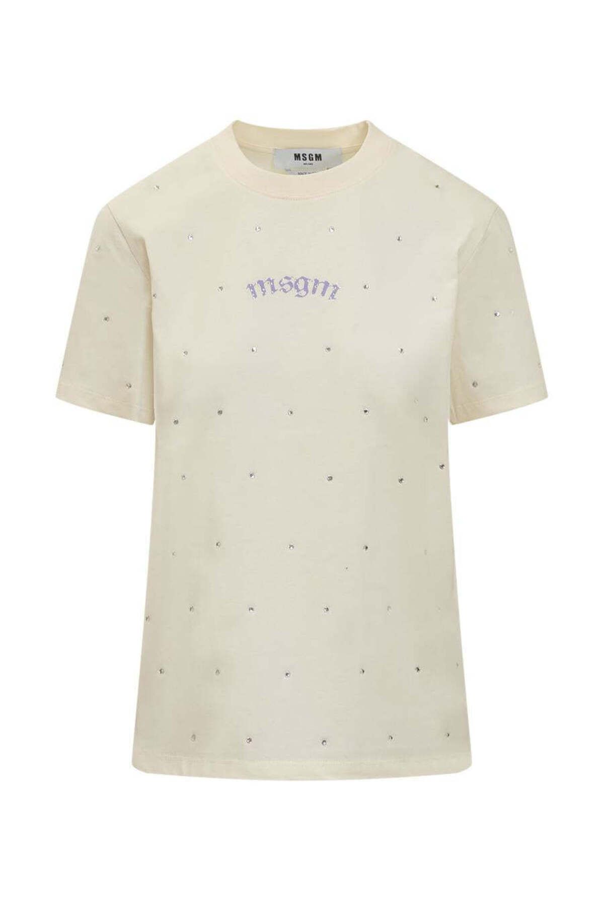 MSGM-Msgm T-Shirt With Logo 1