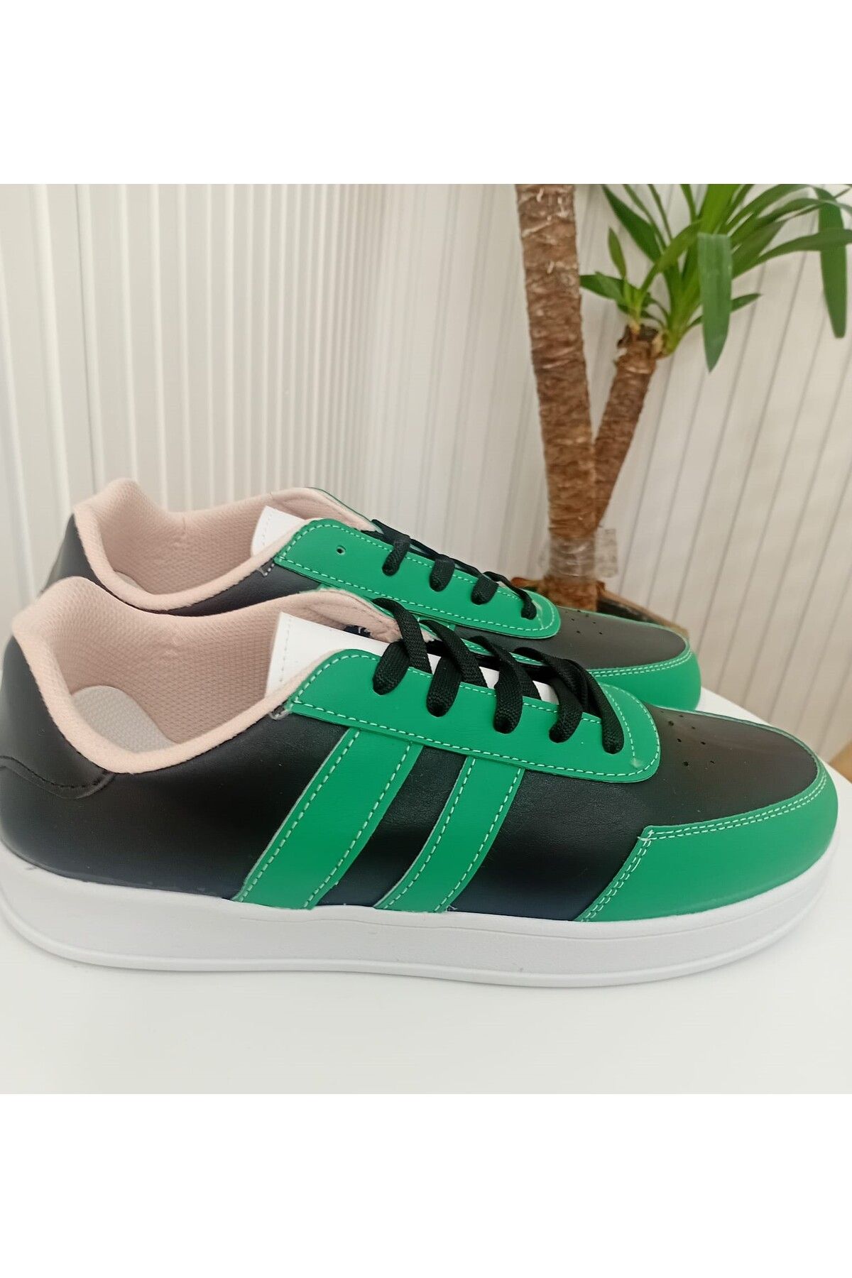 Klay Shoes İki Bantlı Unisex Günlük Hafif Taban Sneaker Spor Ayakkabı