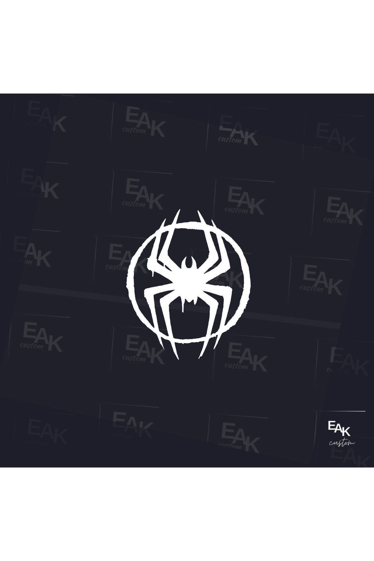 eakcustom ÖRÜMCEK oto sticker (8cm x 9cm)