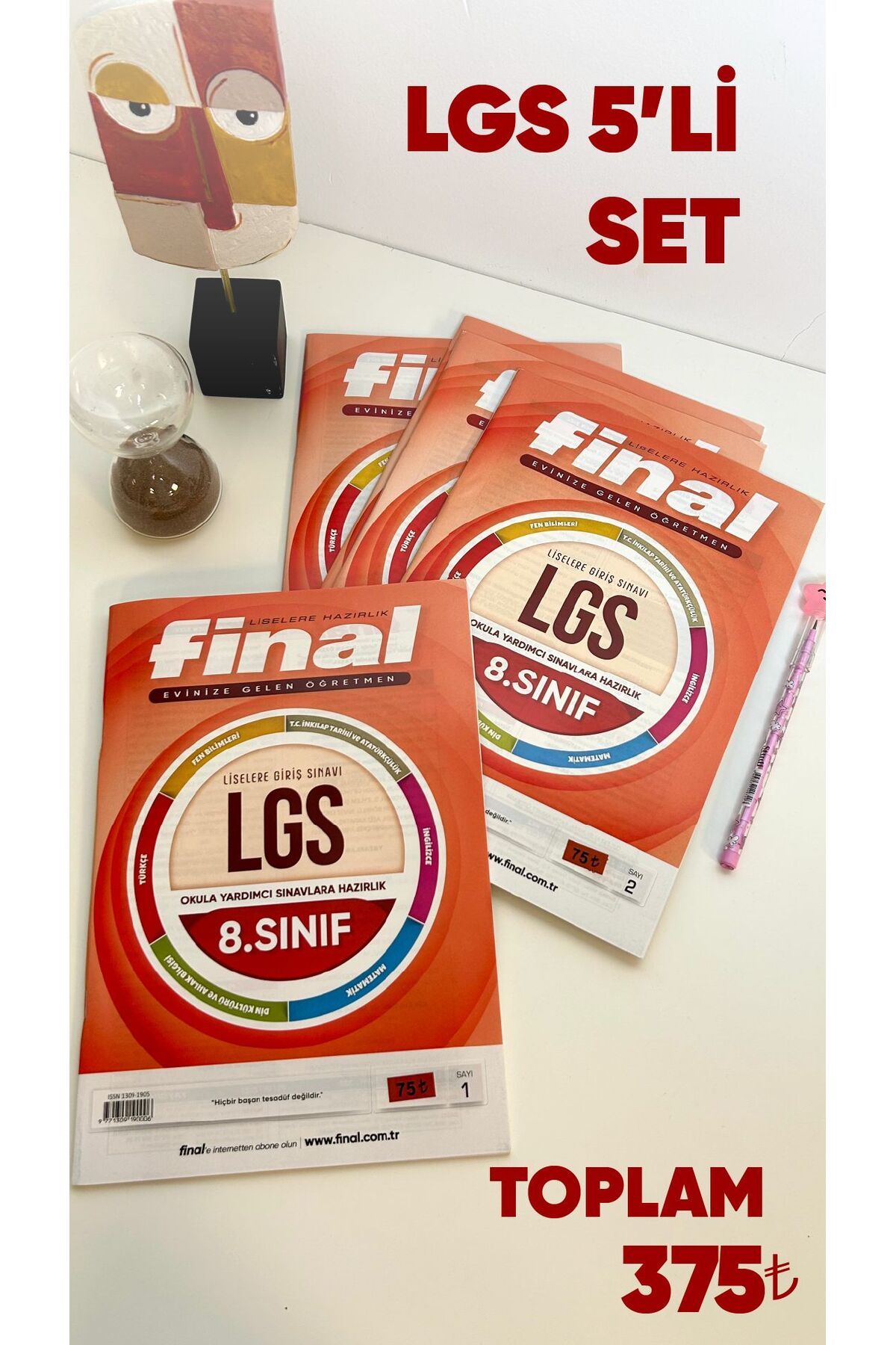 Final Yayınları FİNAL YAYINLARI 8.SINIF LGS TÜM DERSLER SORU BANKASI (5'Li KONU TARAMA DENEME SETİ)