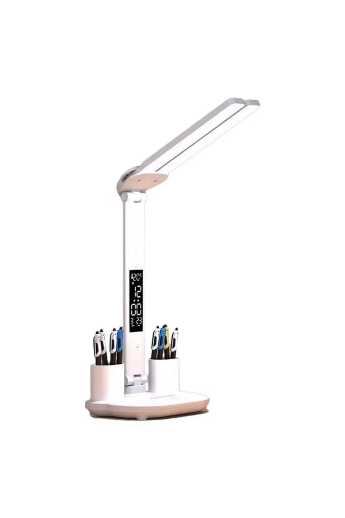 victiny-LED Desk Lamp VICTINY® with Pen Holder, Temperature, Time, Date, 3 Modes and 5 Intensities, Foldabl 4
