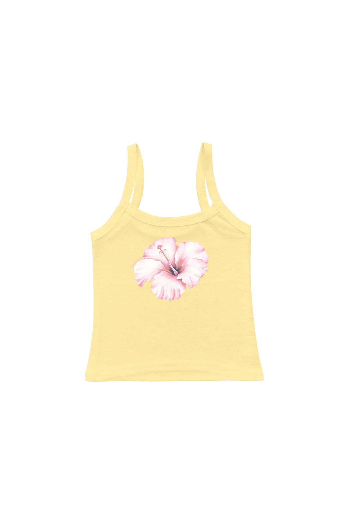 lethestudios Hibiscus Baskılı Askılı Üst