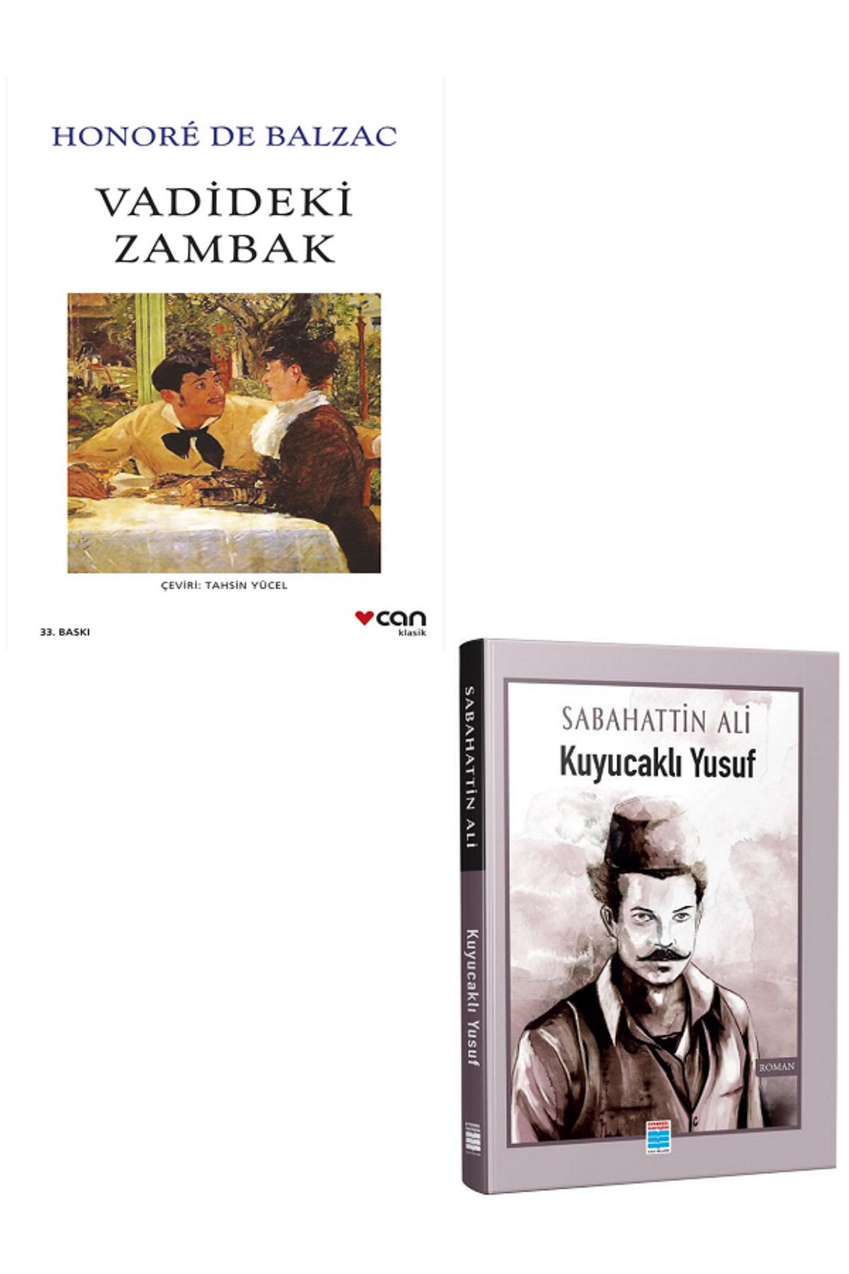 Evrensel İletişim Yayınları Vadideki Zambak + Kuyucaklı Yusuf / 2 KİTAP SET