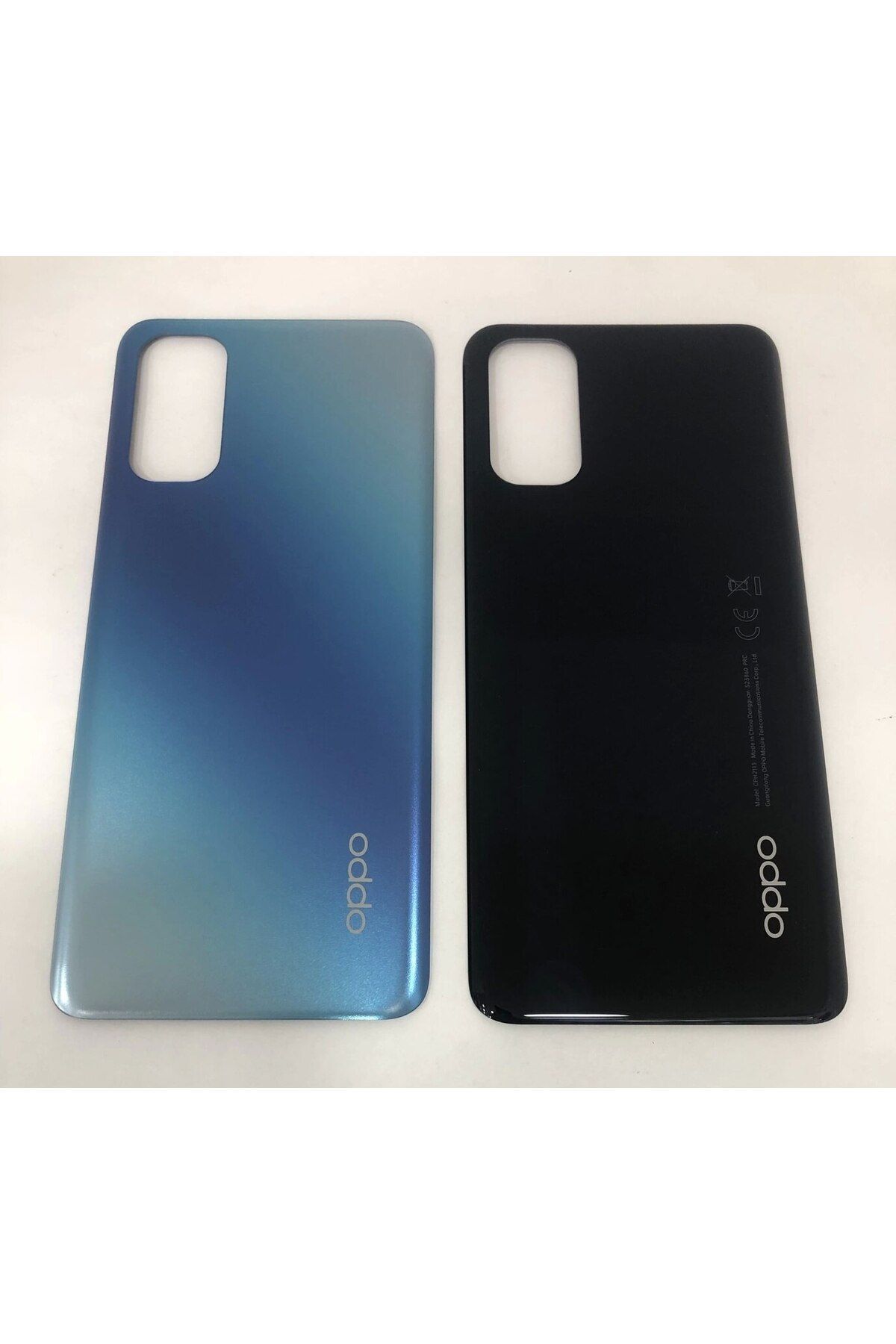 AXYA Oppo Reno 4 5g Cph2113 Arka Kapak Pil Kapağı Mavi
