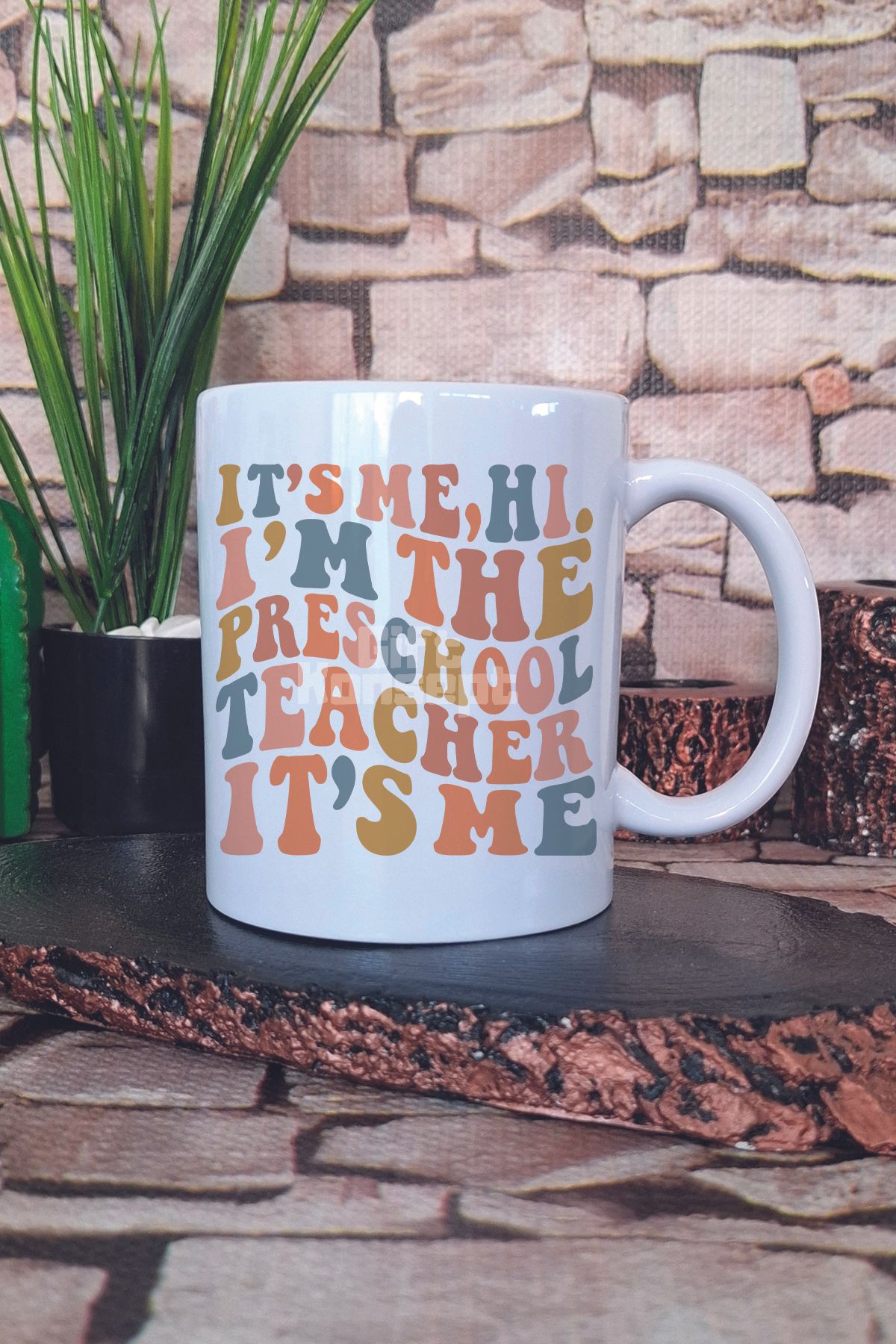 giftkonsept Its Me I'm The Preschool Teacher Baskılı Okul Öncesi Öğretmeni Hediye Baskılı Kupa Bardak