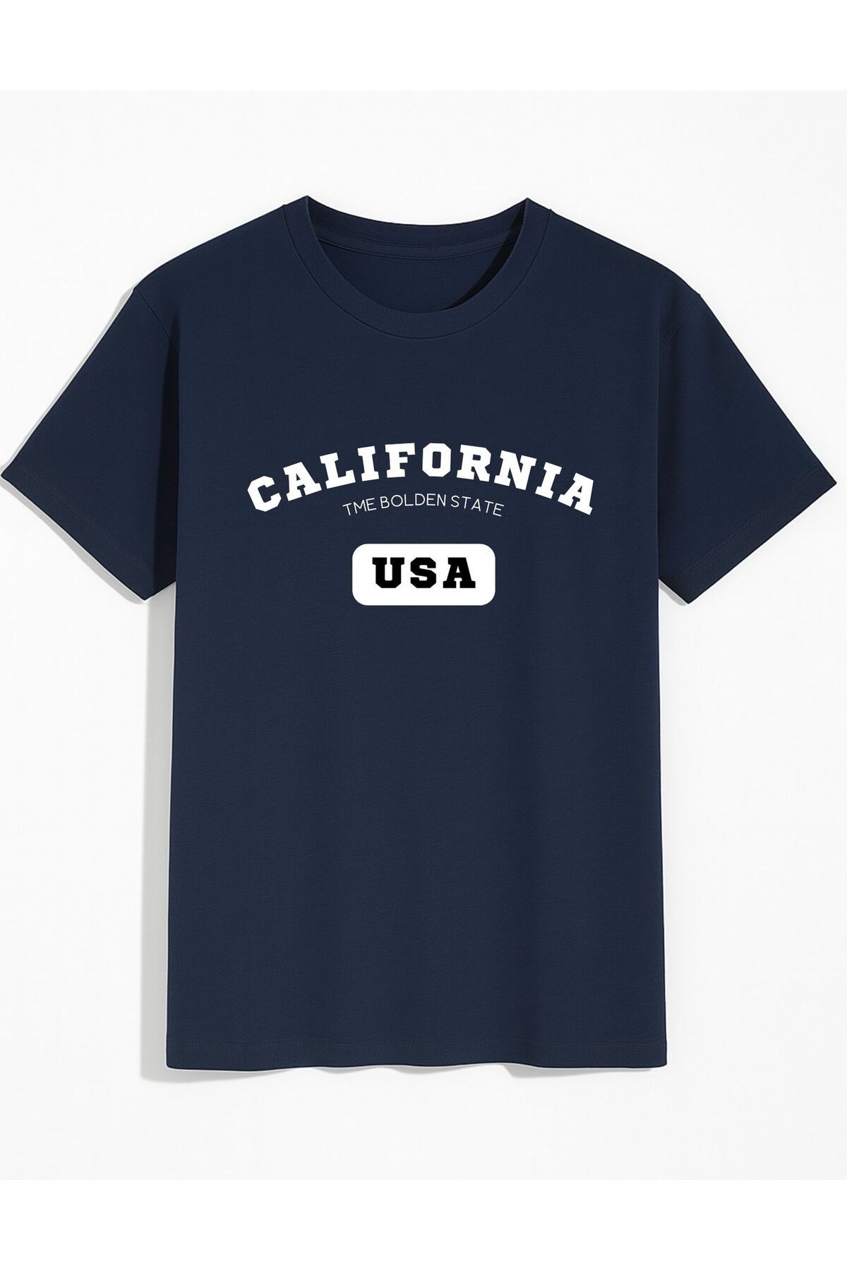 AFROGİYİM Unisex California Baskılı T-Shirt
