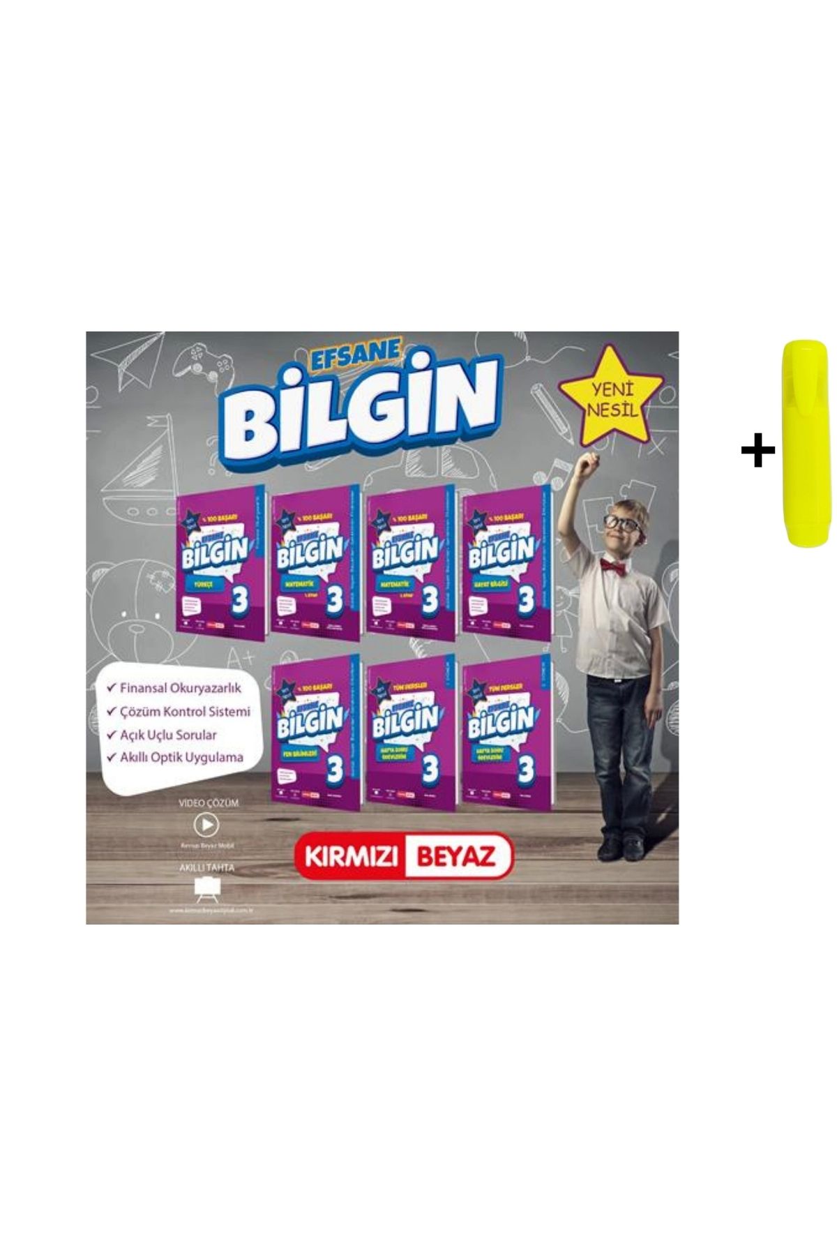 Kırmızı Beyaz Yayınları Kırmızı Beyaz Yayınları 3. Sınıf Efsane Bilgin Set Yeni