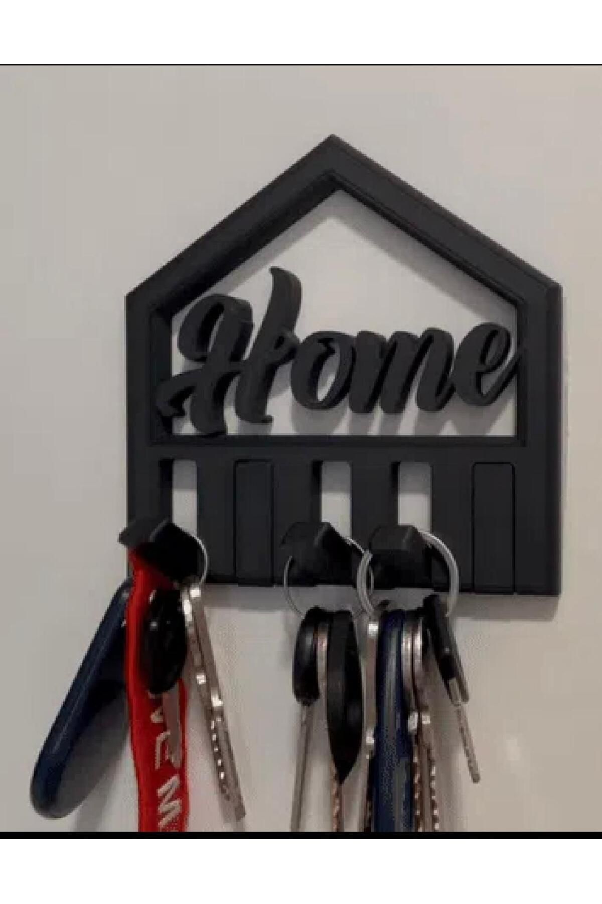 TIGEA Accessories HOME YAZILI AÇILIR KAPANIR ŞIK ANAHTAR ASKILIĞI