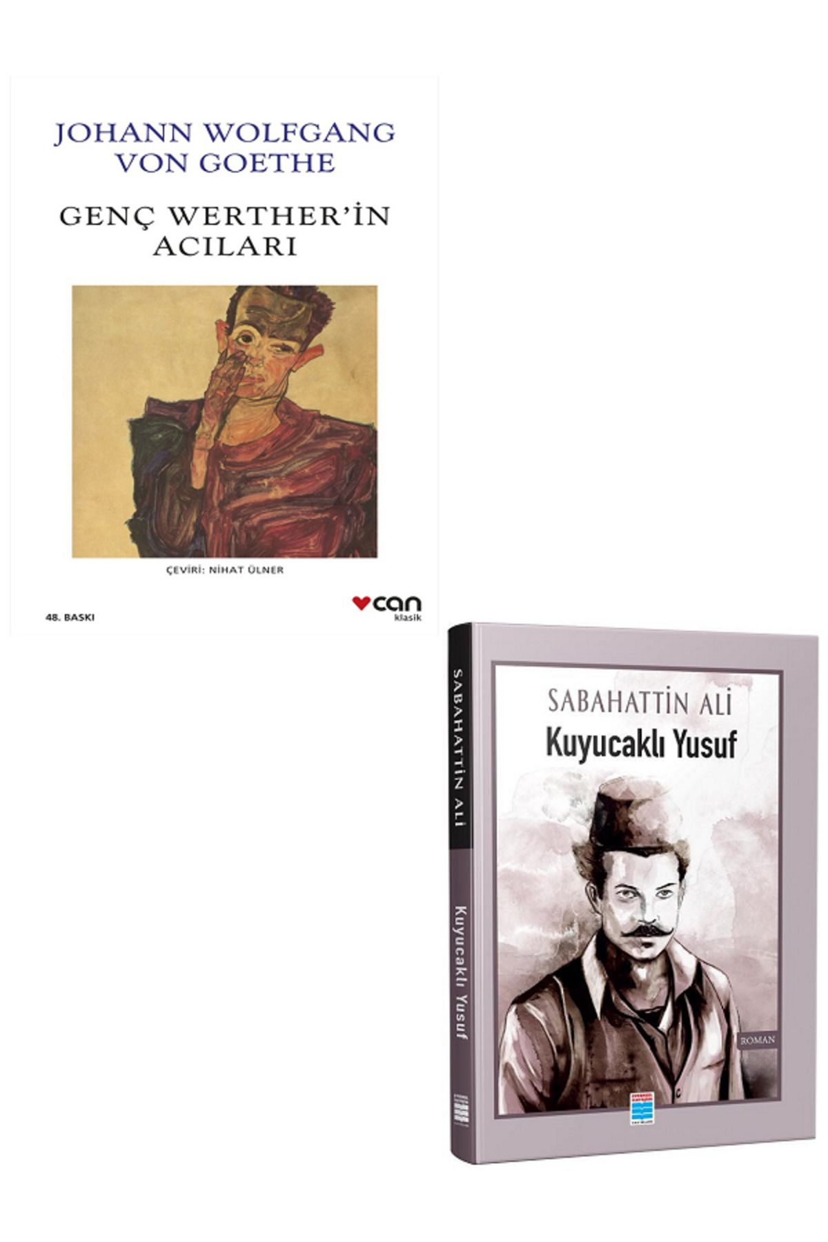 Evrensel İletişim Yayınları Genç Werther'in Acıları + Kuyucaklı Yusuf / 2 KİTAP SET