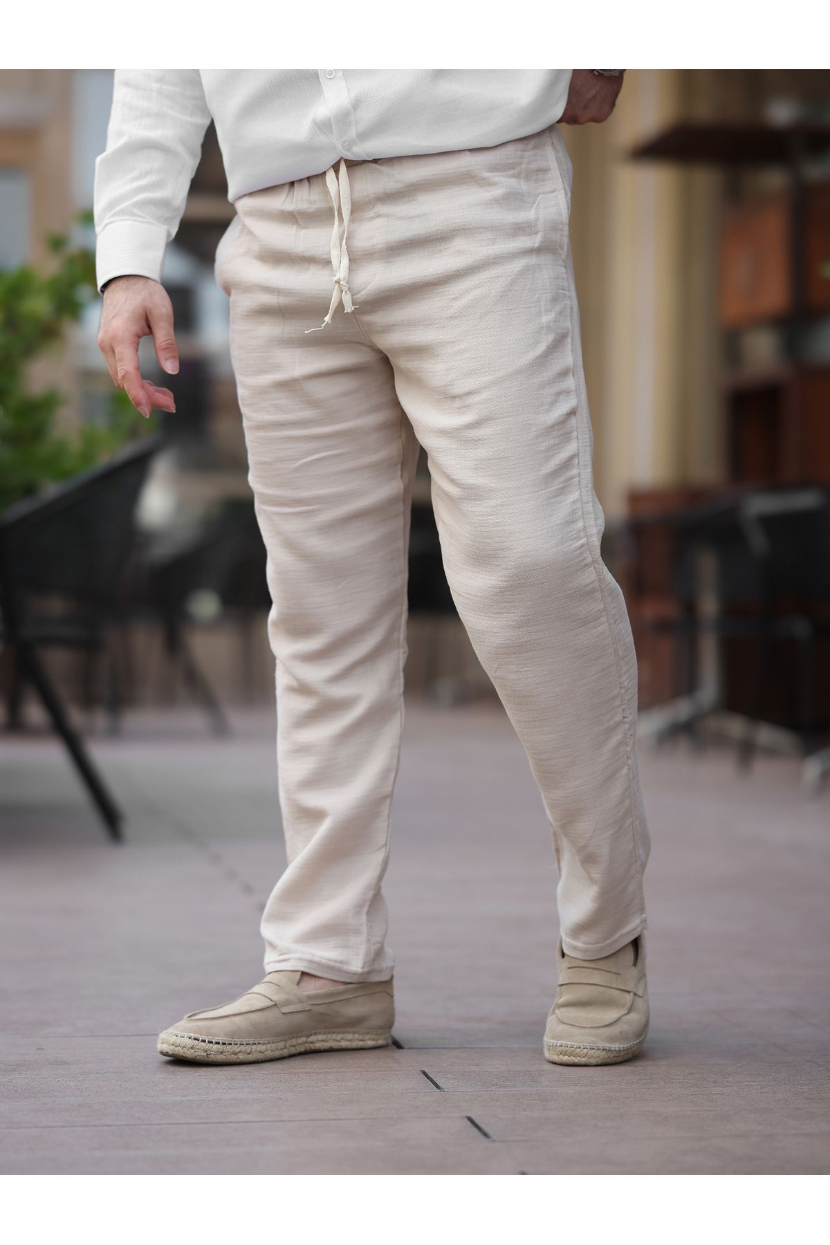BASEL.CO Müslin Kumaş Hafif Rahat Jogger