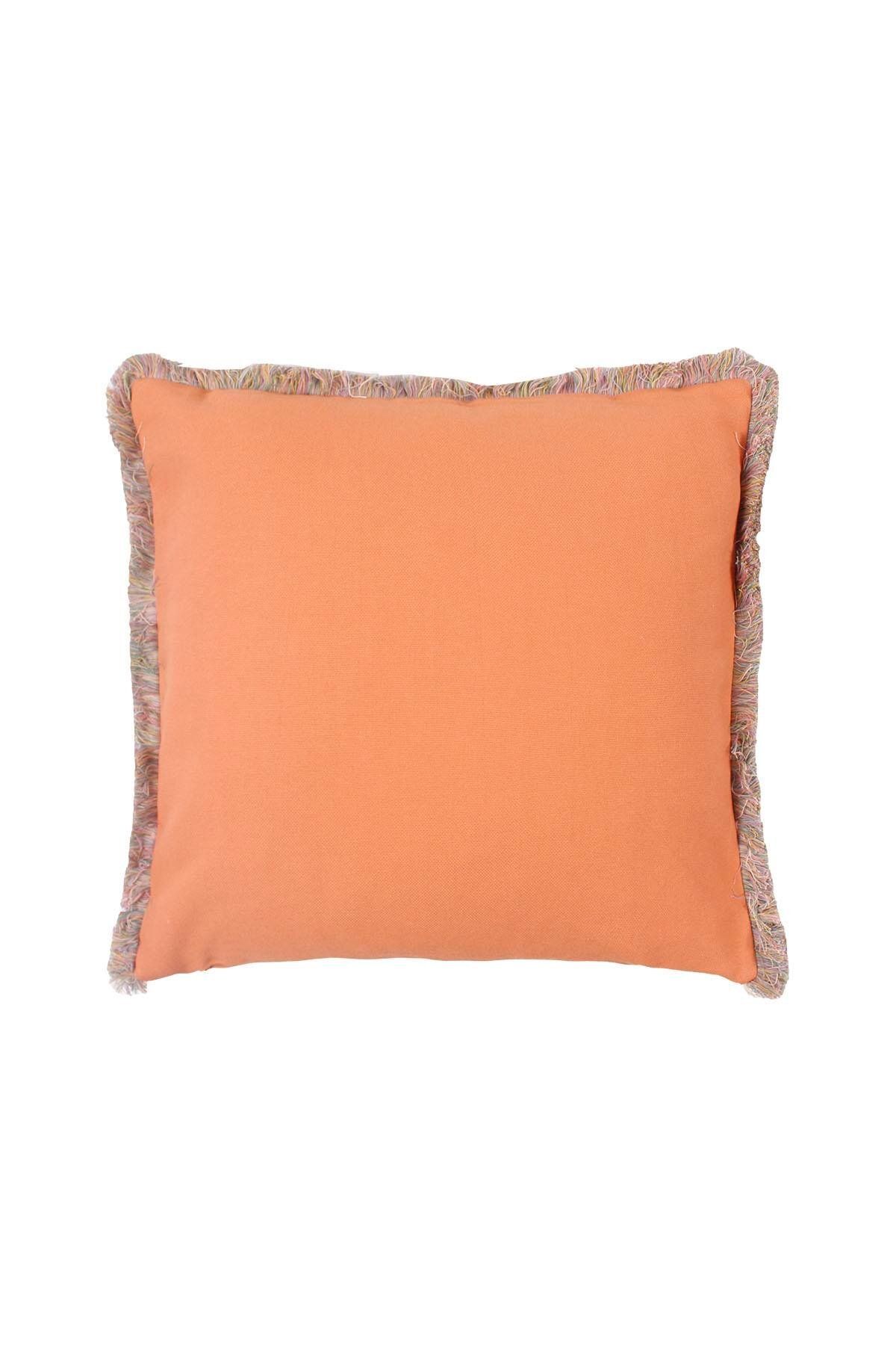 Deco Center Hana Turuncu 50x50 Cm Kırlent Kılıfı