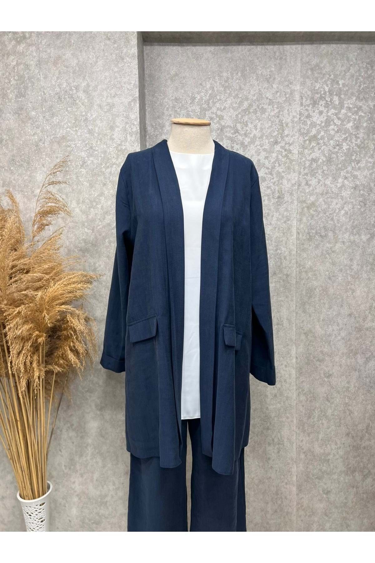 naqshestore 25Y8419 TAKIM ÜÇLÜ PANTOLON İÇLİK CEKET LACI