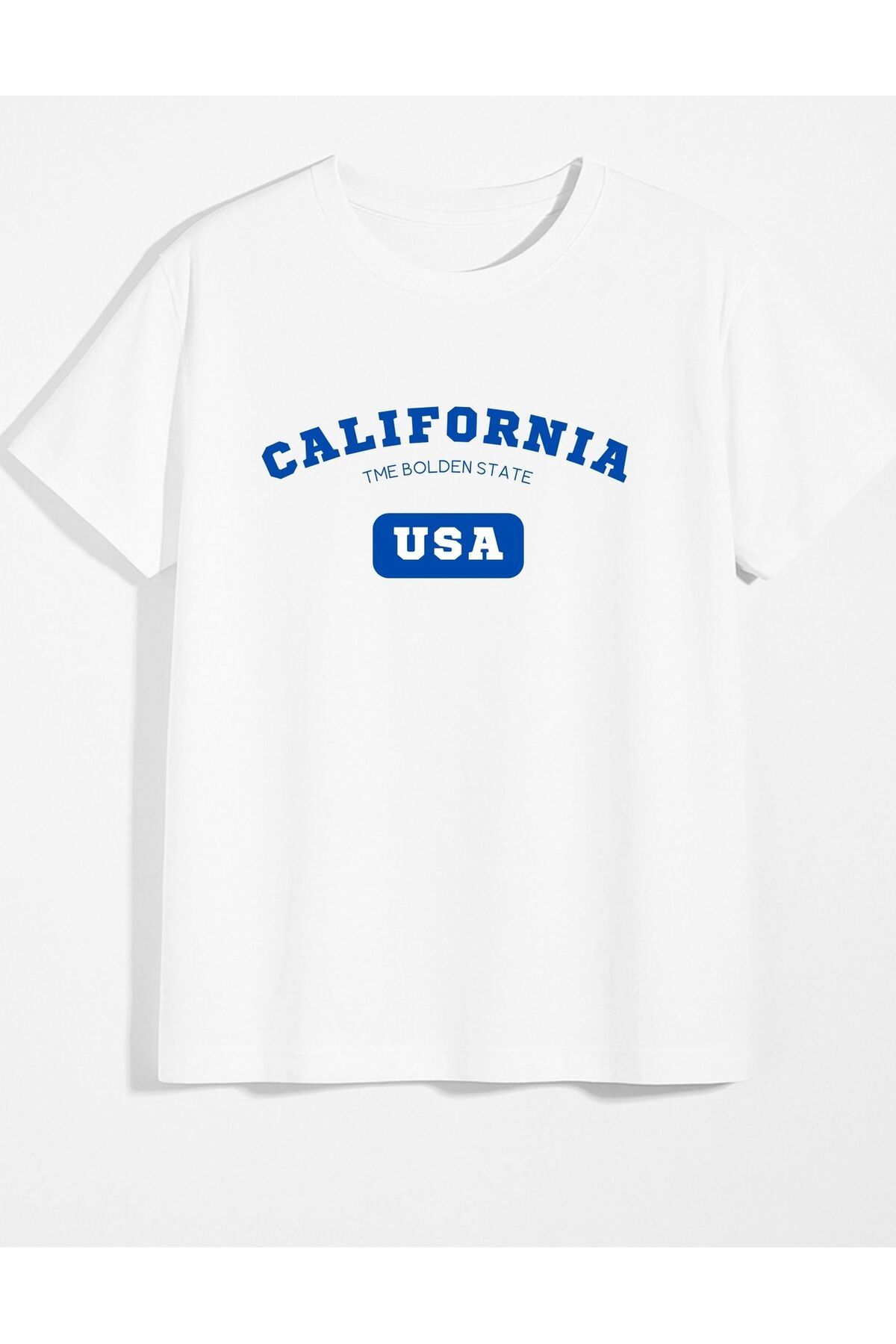 AFROGİYİM Unisex California Baskılı T-Shirt