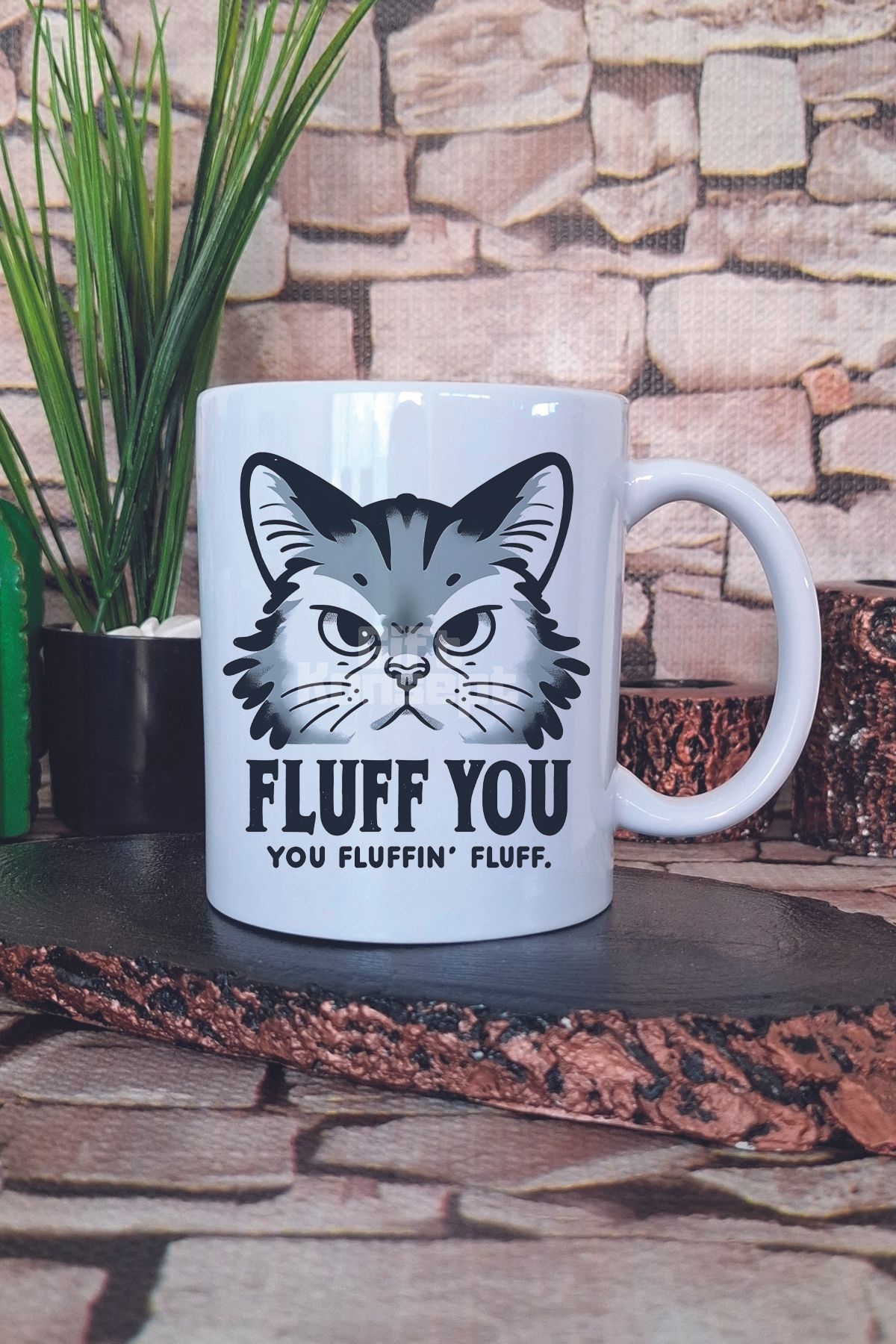 giftkonsept Kedi Komik Alaycı Esprili Kedisever Kedi Sahibi Kinayeli Hediye Baskılı Kupa Bardak