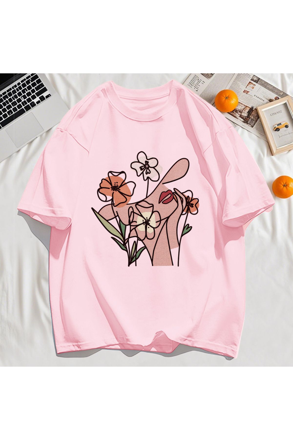 StartMore Y2k Vintage Tişört Tee Doğal Manzaranın Keyfini Çıkarılan İnsanlar Baskı