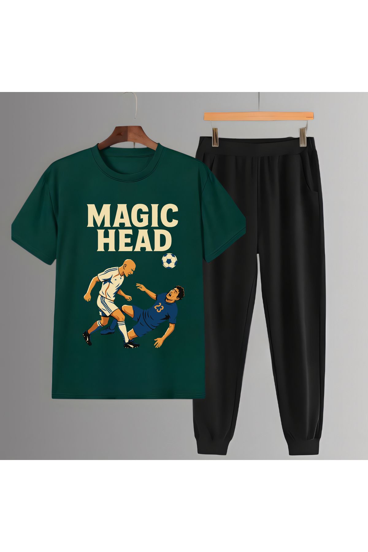 Biy Store Zidane sihirli kafası Materazzi milli takım forma unisex tişört kısa kollu t-shirt eşofman takımı